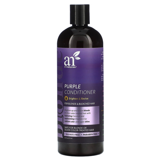 Purple Conditioner for Blonde & Bleached Hair | Vegan, Paraben Free - Image 1