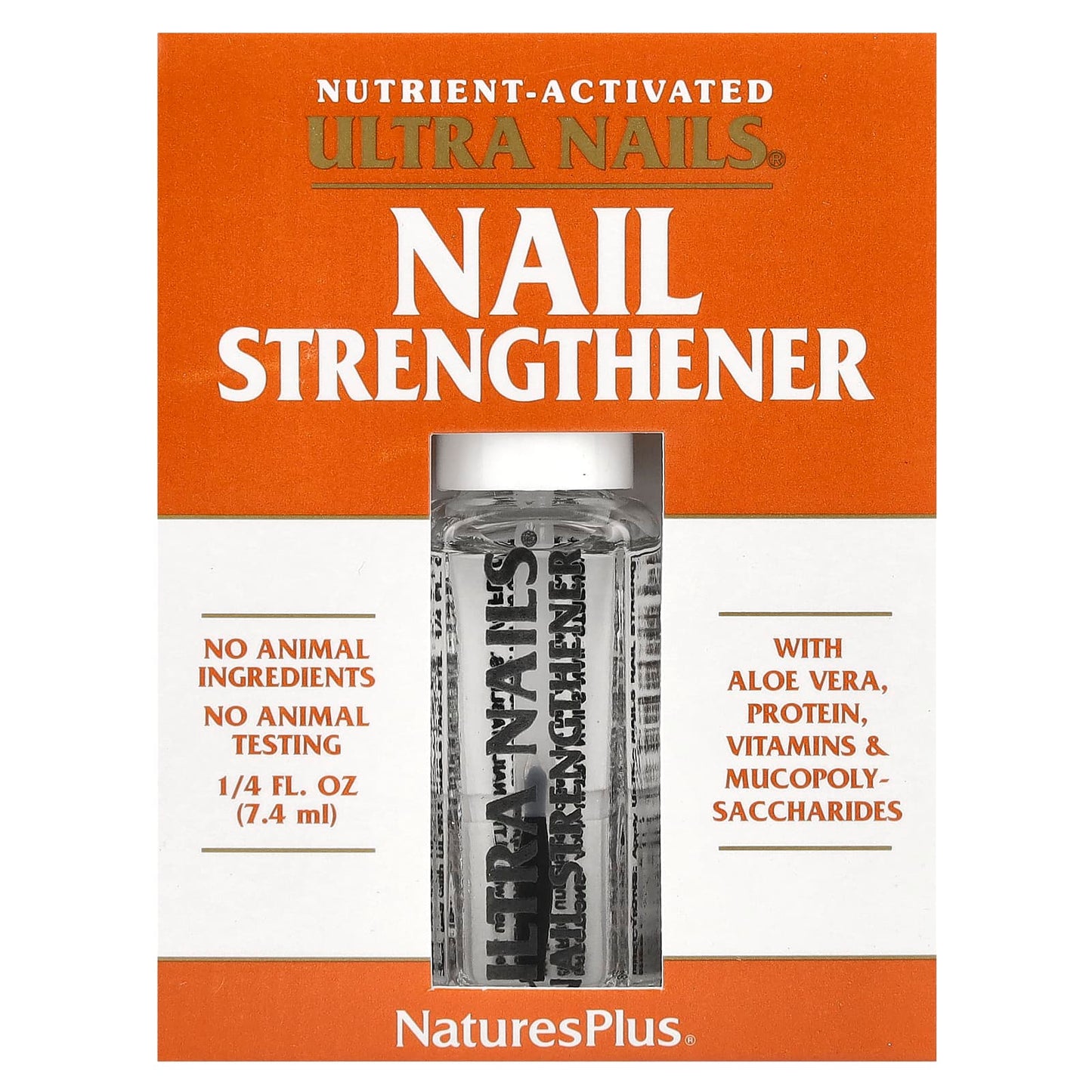 NaturesPlus, Ultra Nails®, Nail Strengthener, 0.25 fl oz (7.4 ml) - Image 2