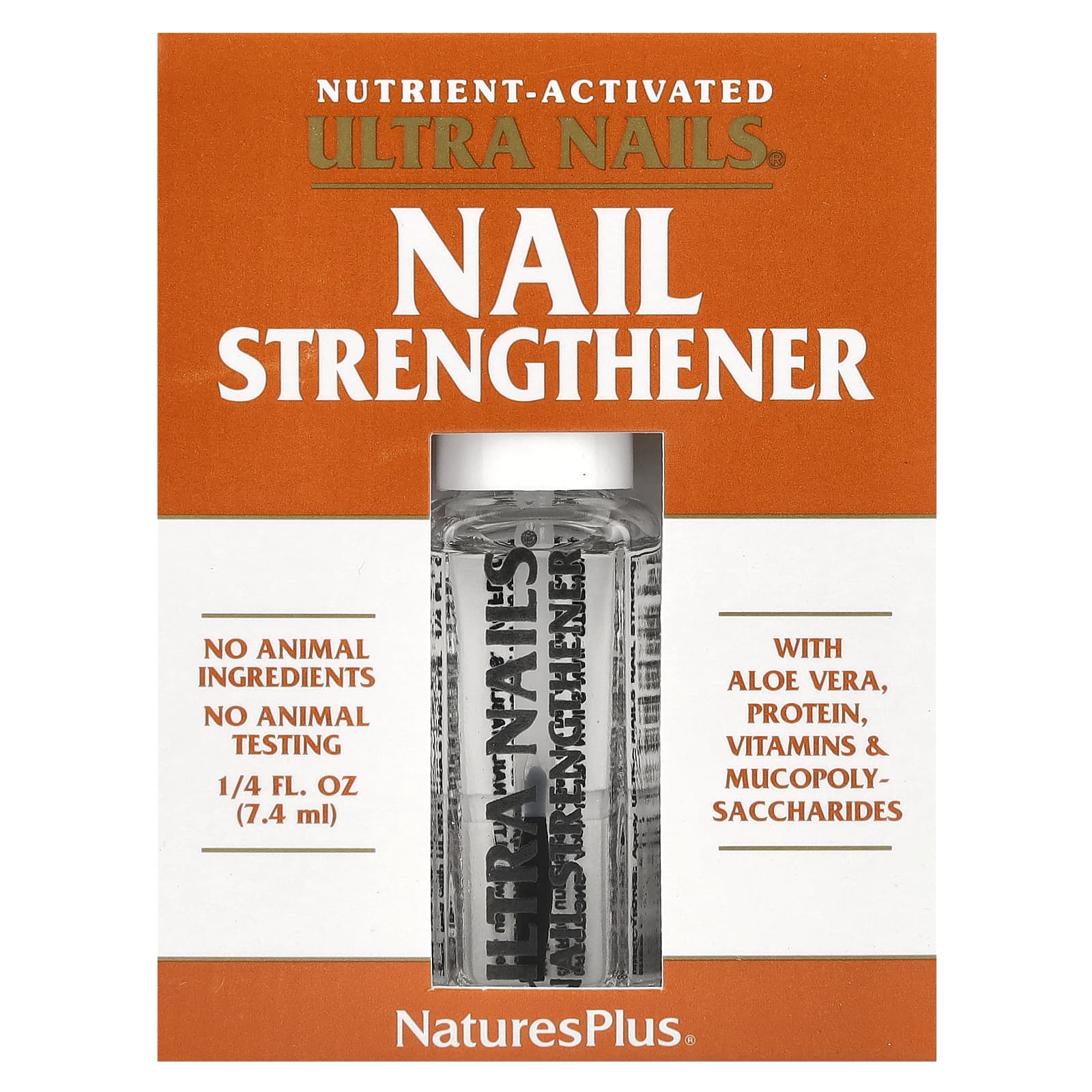 NaturesPlus, Ultra Nails®, Nail Strengthener, 0.25 fl oz (7.4 ml) - Image 2