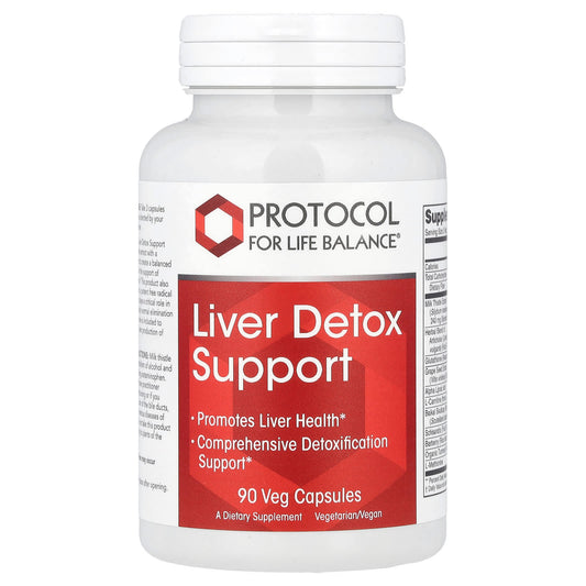 Protocol for Life Balance, Liver Detox Support, 90 Veg Capsules - Image 1
