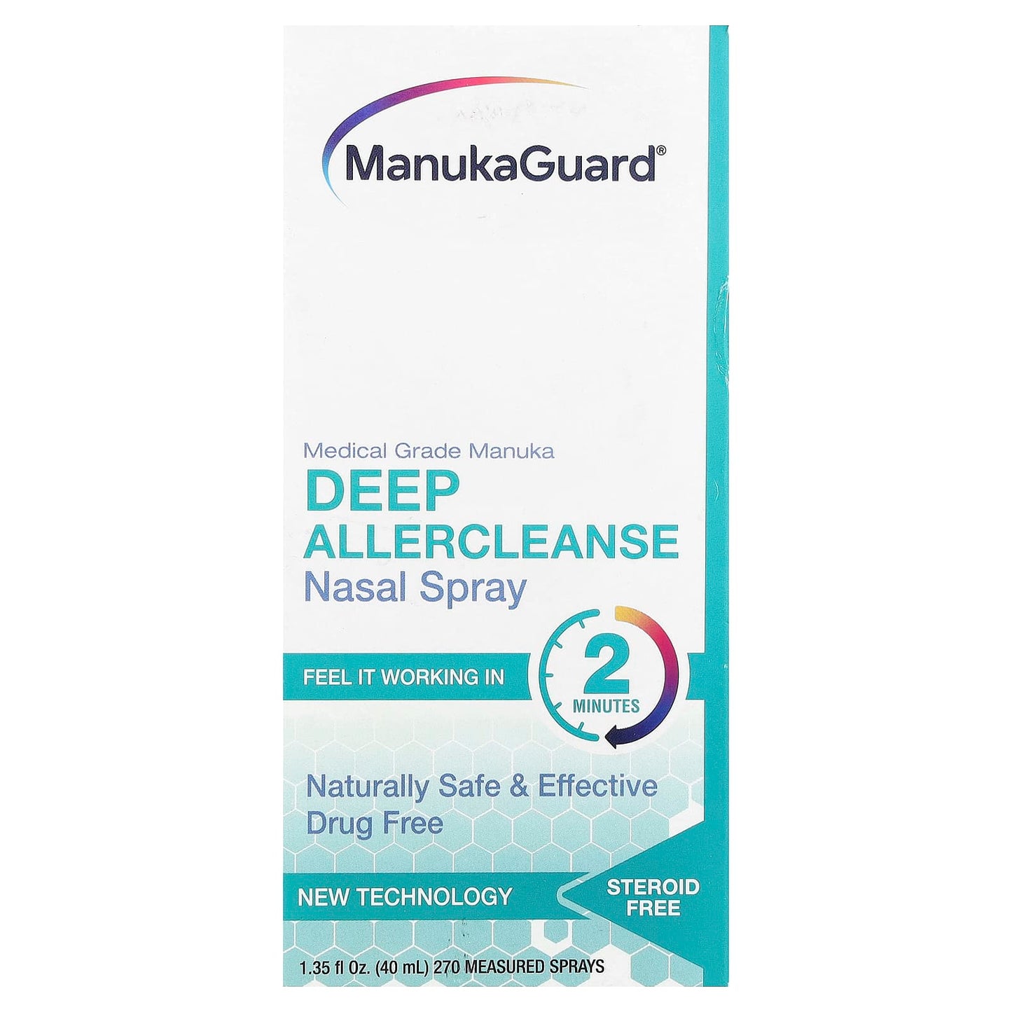 ManukaGuard, Medical Grade Manuka, Deep Allercleanse Nasal Spray, 1.35 fl oz ( 40 ml) - Image 2