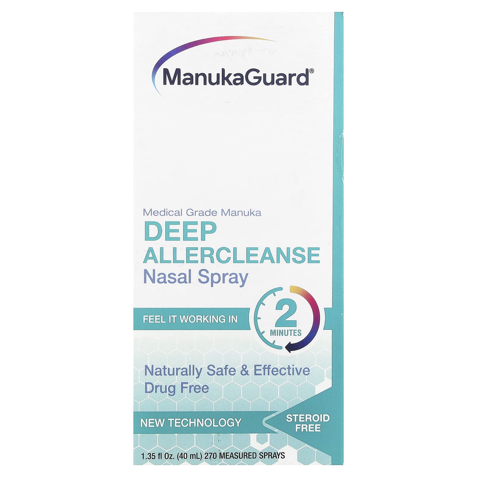 ManukaGuard, Medical Grade Manuka, Deep Allercleanse Nasal Spray, 1.35 fl oz ( 40 ml) - Image 2