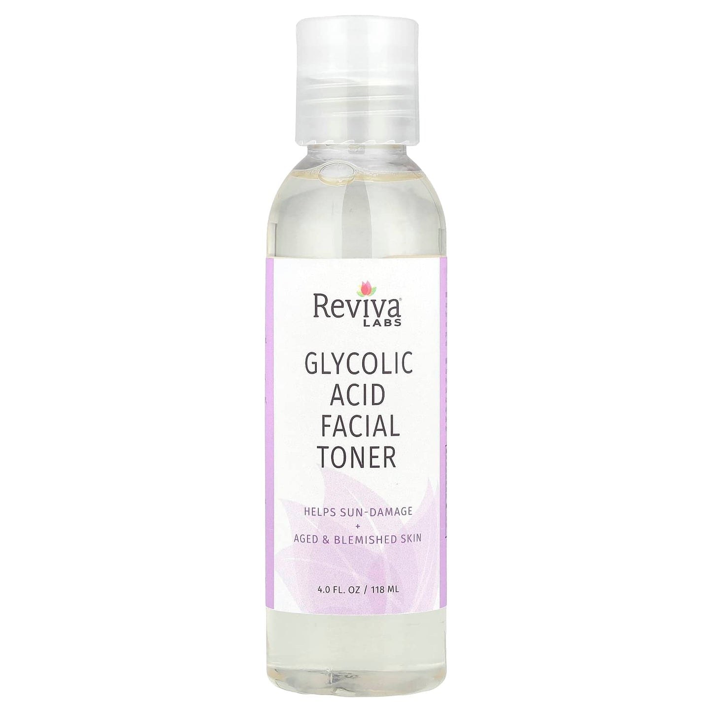 Reviva Labs, Glycolic Acid Facial Toner, 4 fl oz (118 ml) - Image 1