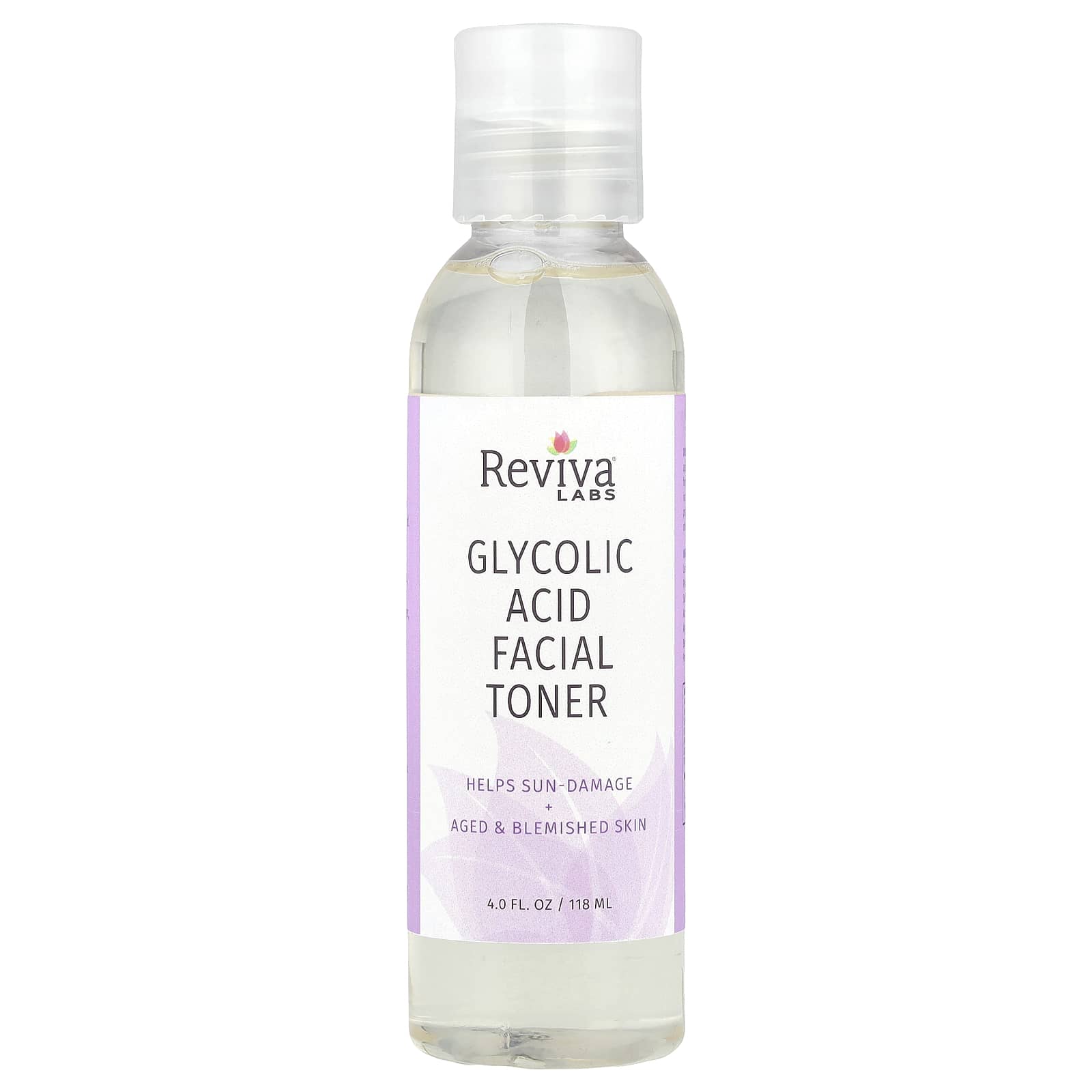 Reviva Labs, Glycolic Acid Facial Toner, 4 fl oz (118 ml) - Image 1