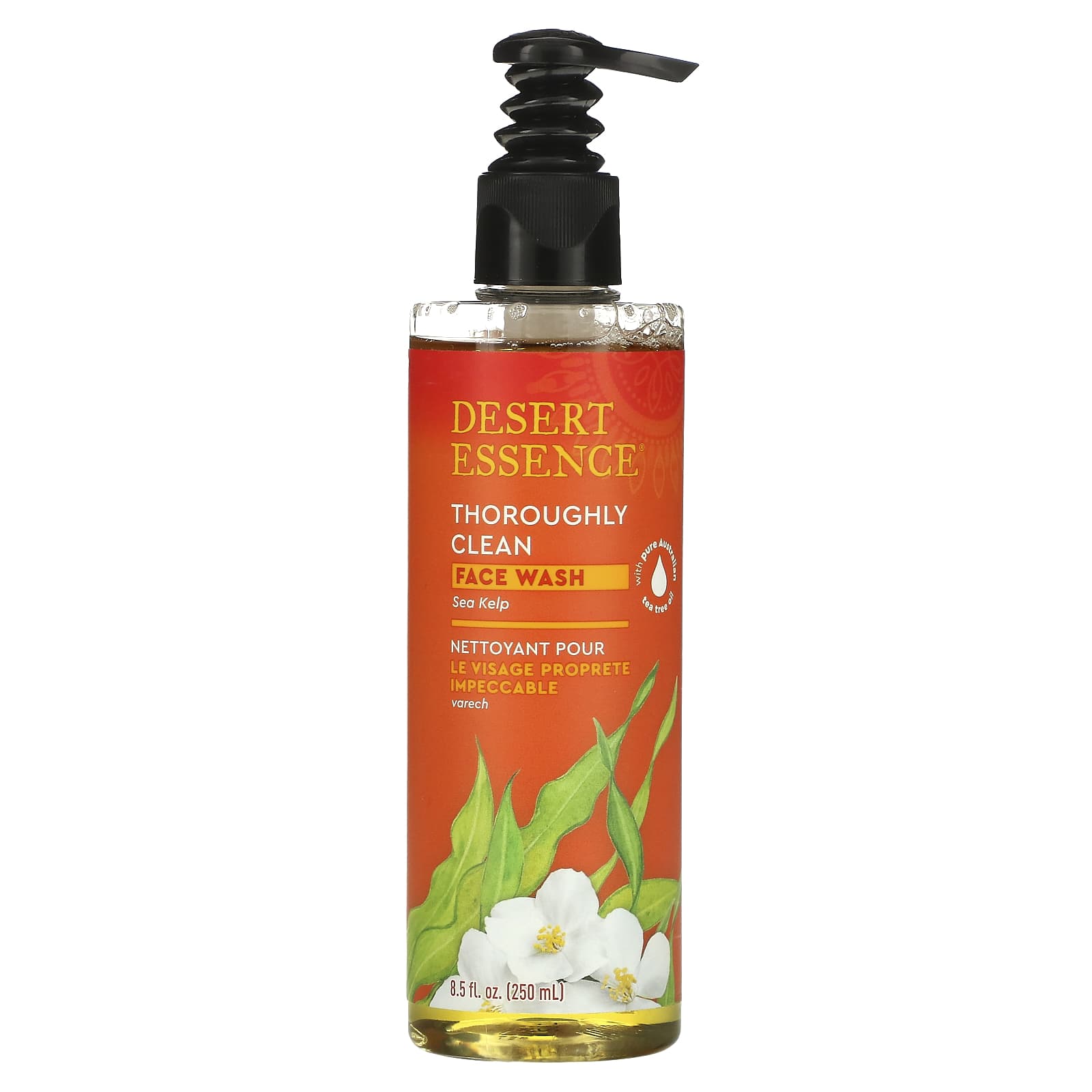 Thoroughly Clean Face Wash with Sea Kelp | Desert Essence | Cruelty Free - Image 1