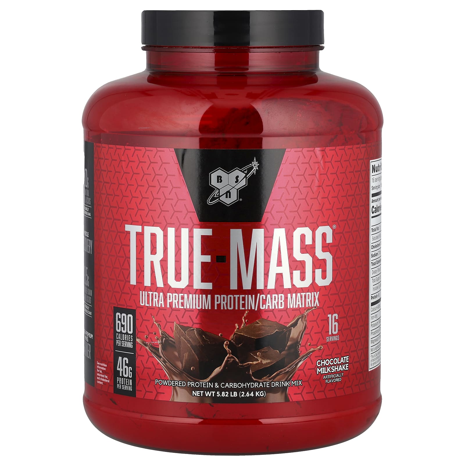 Ultra-Premium Chocolate Milkshake Mass Gainer by BSN - 5.82 lbs - Image 1