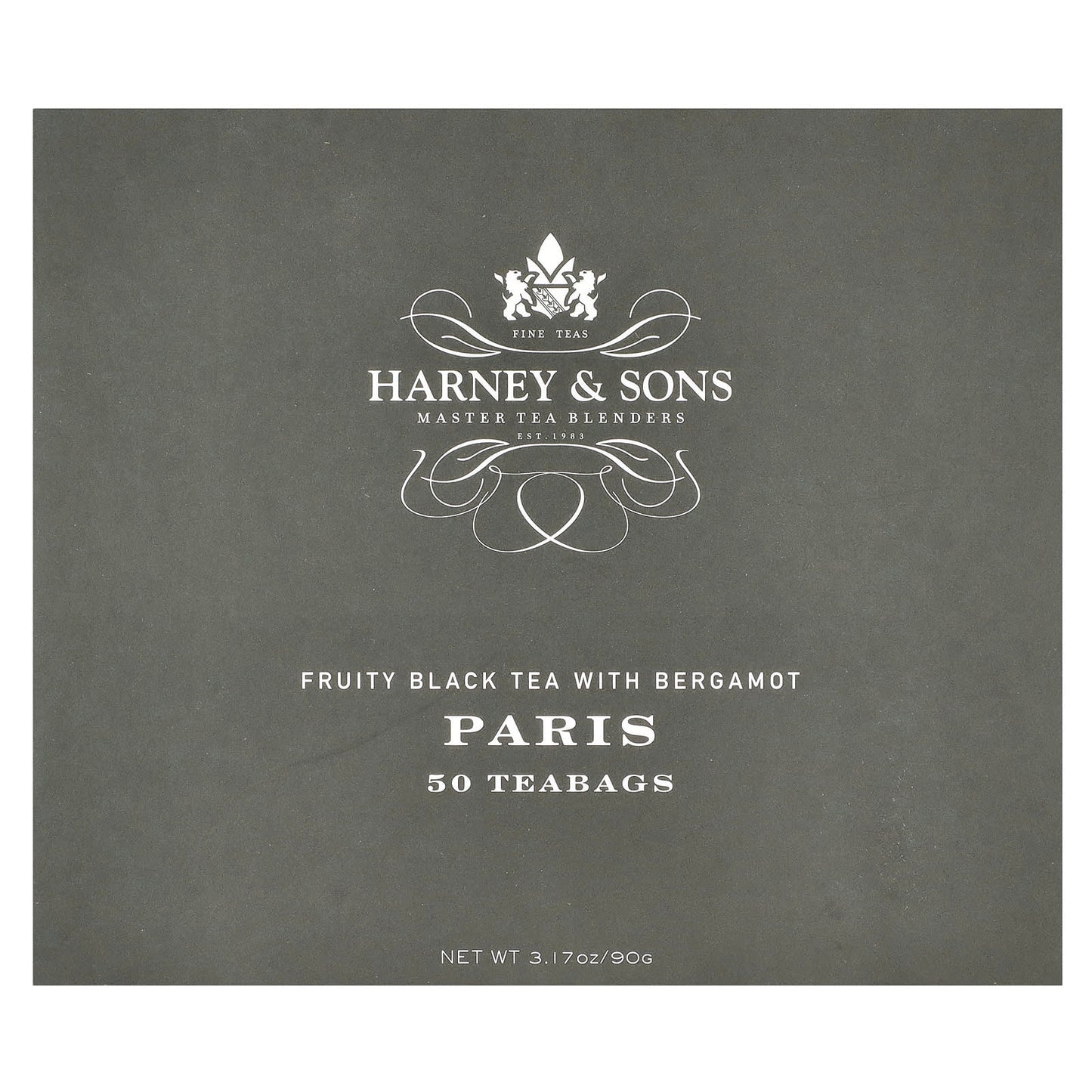 Harney & Sons Fruity Black Tea with Bergamot, 50 Tea Bags, 3.17 oz (90g) - Image 1