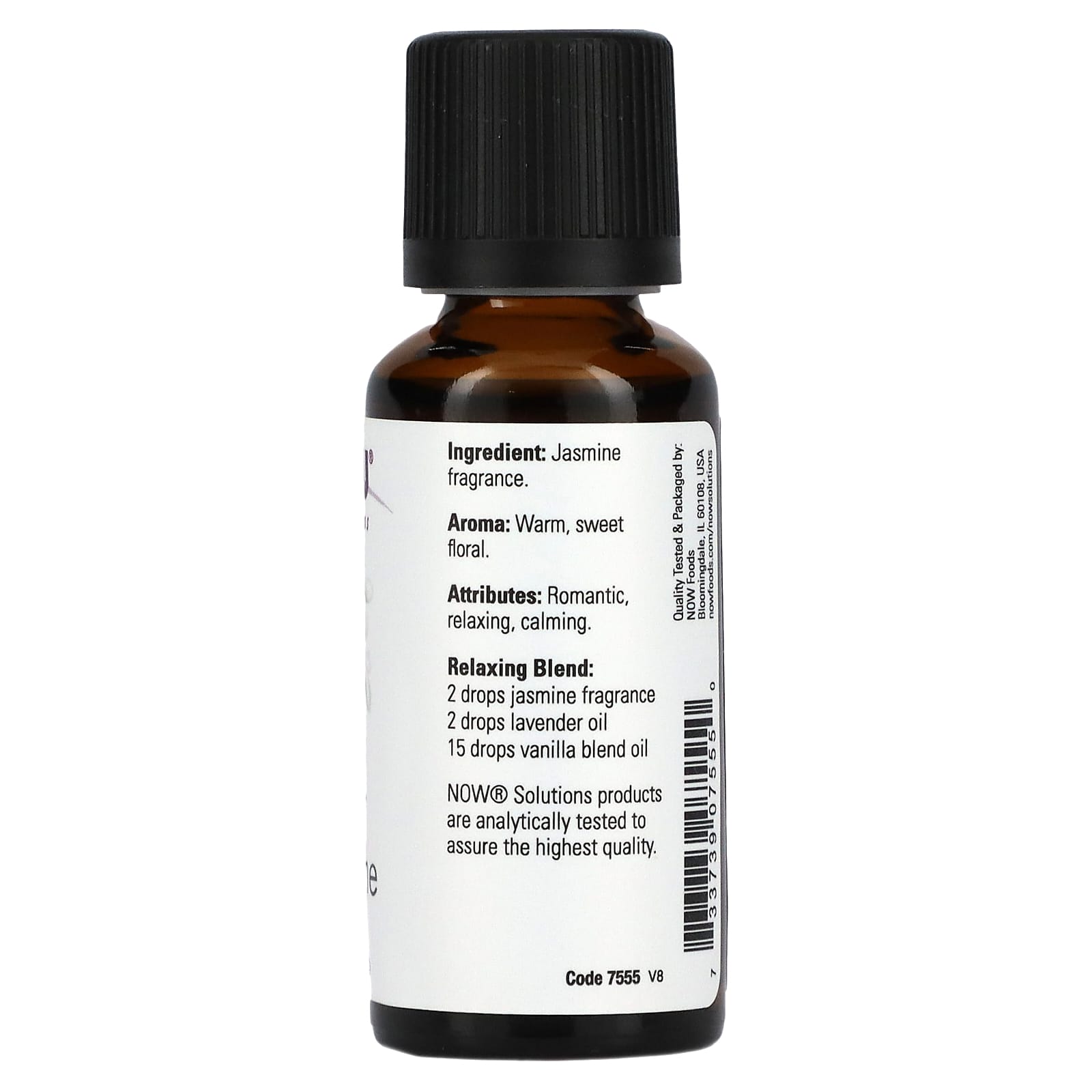 NOW Foods, Solutions, Jasmine, 1 fl oz (30 ml) - Image 2