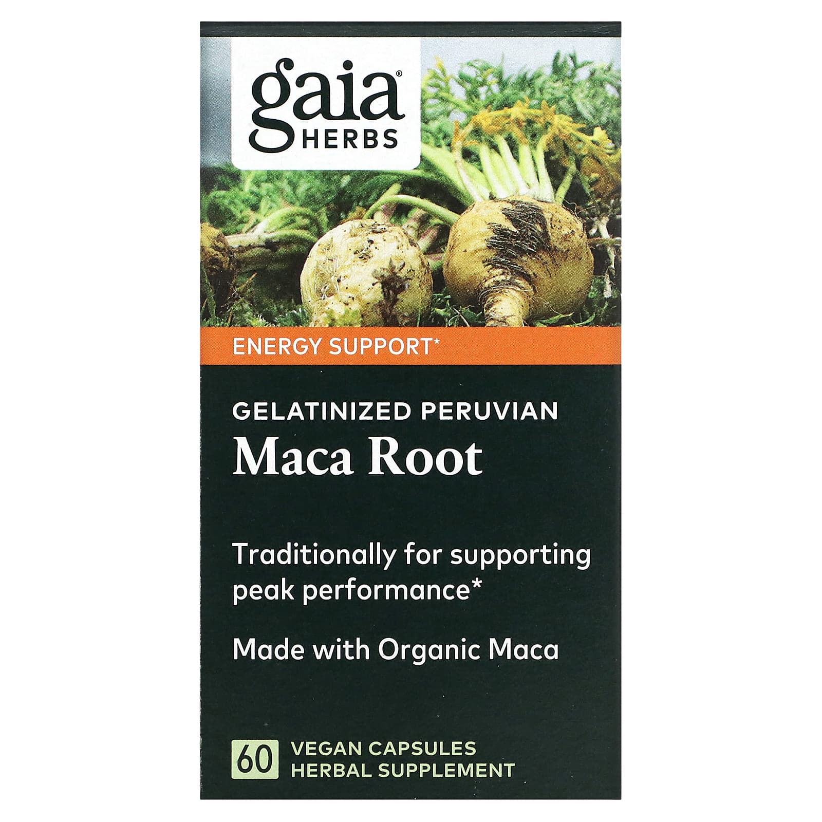 Unlock Peak Performance with Gaia Herbs Maca Root Capsules - Image 1