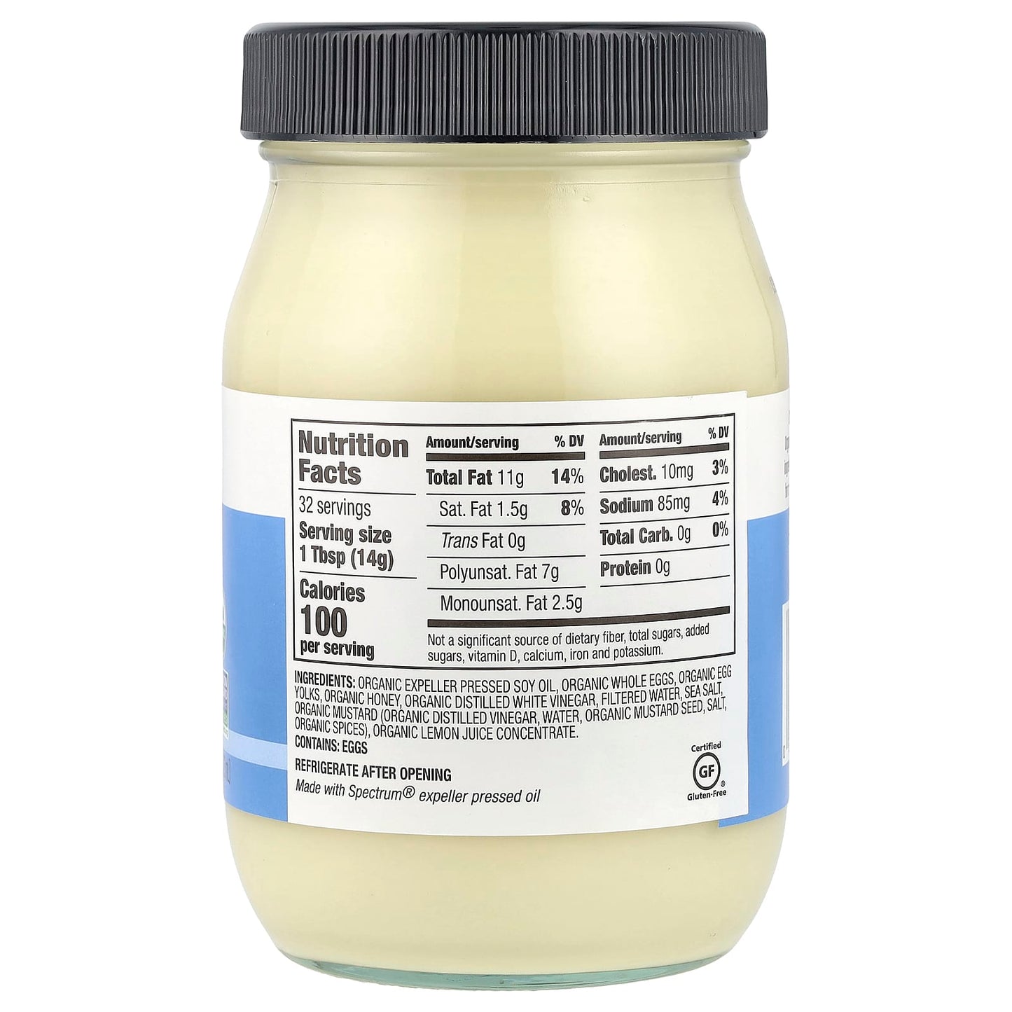 Spectrum Culinary, Organic Mayonnaise, 16 fl oz (473 ml) - Image 2