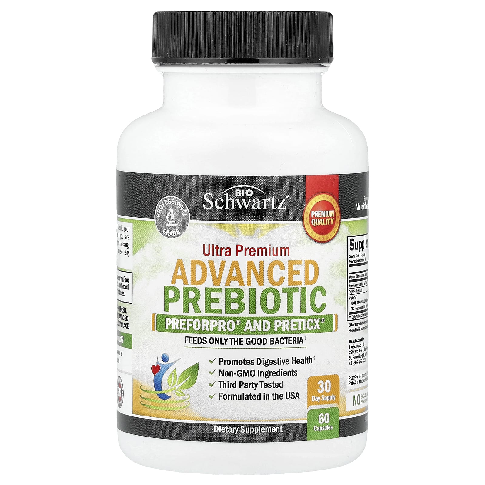 Ultra Premium Advanced Prebiotic Supplement by BioSchwartz - Image 1