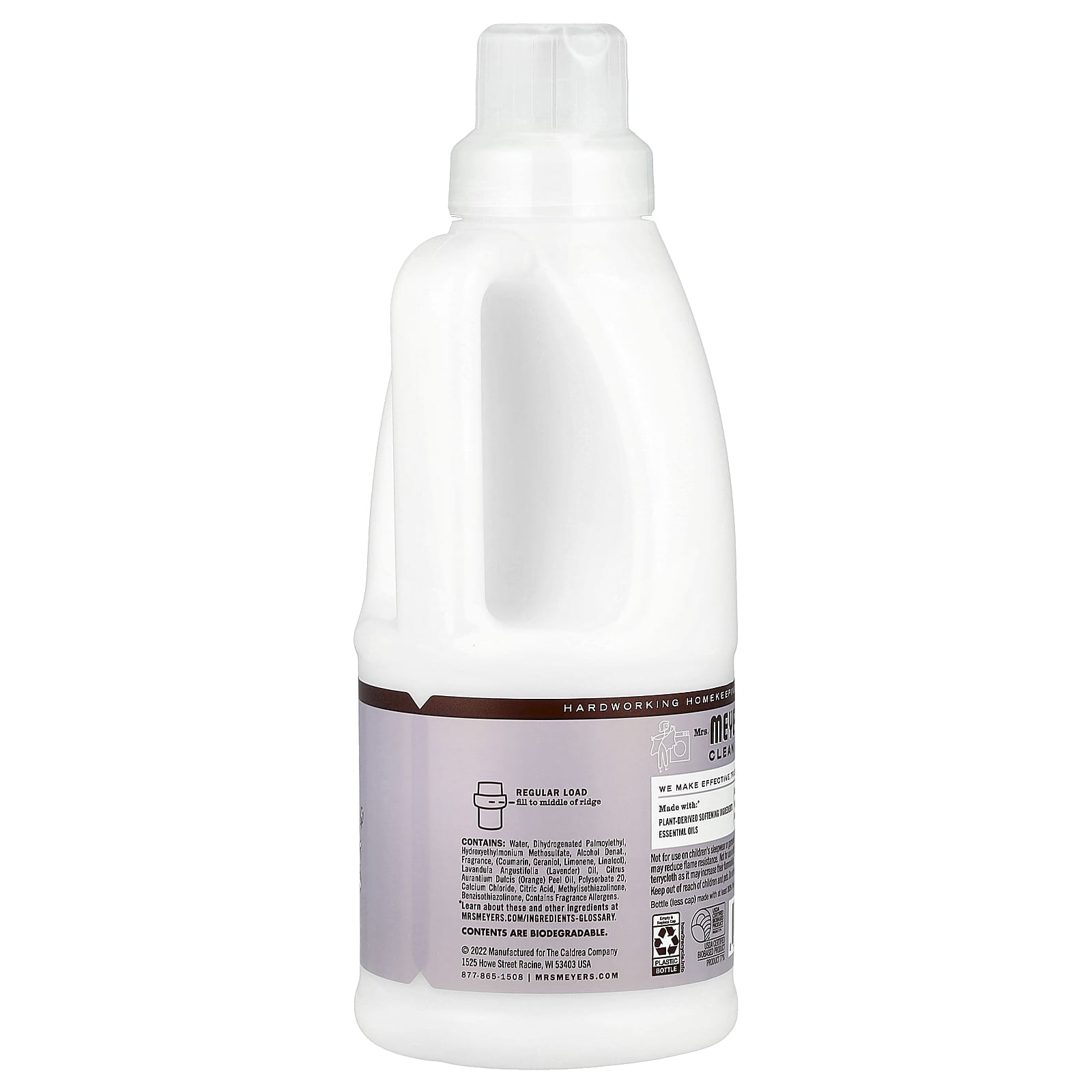 Mrs. Meyers Clean Day, Fabric Softener, Lavender, 32 fl oz (946 ml) - Image 2