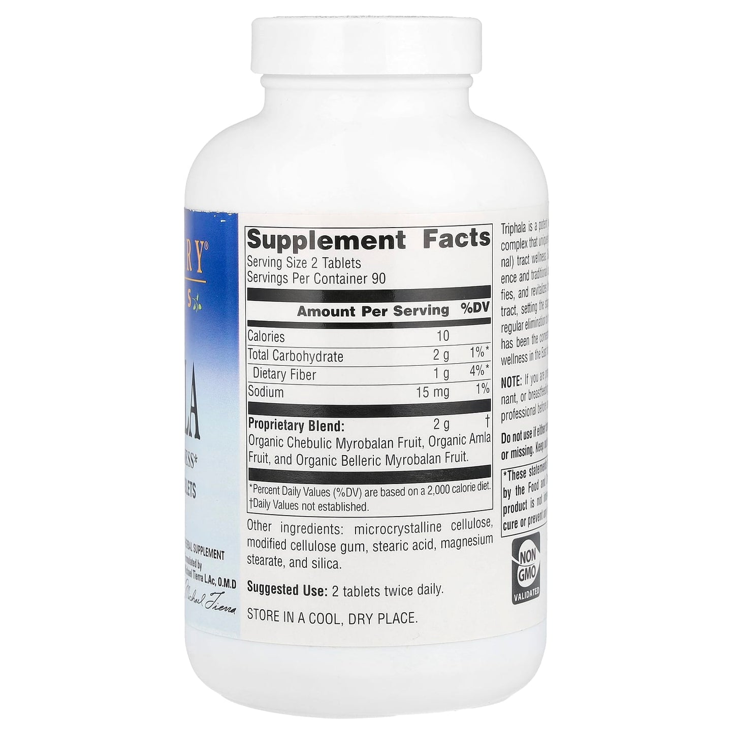 Planetary Herbals, Triphala, 180 Tablets (1,000 mg per Tablet) - Image 2