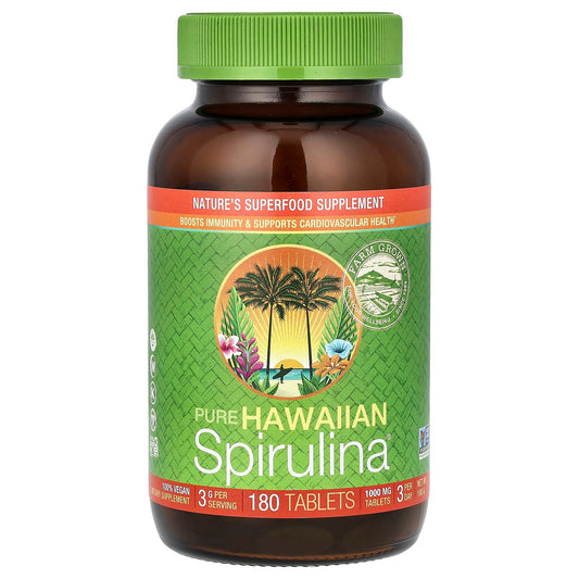 Nutrex Hawaii, Pure Hawaiian Spirulina®, 1,000 mg, 180 Tablets - Image 1