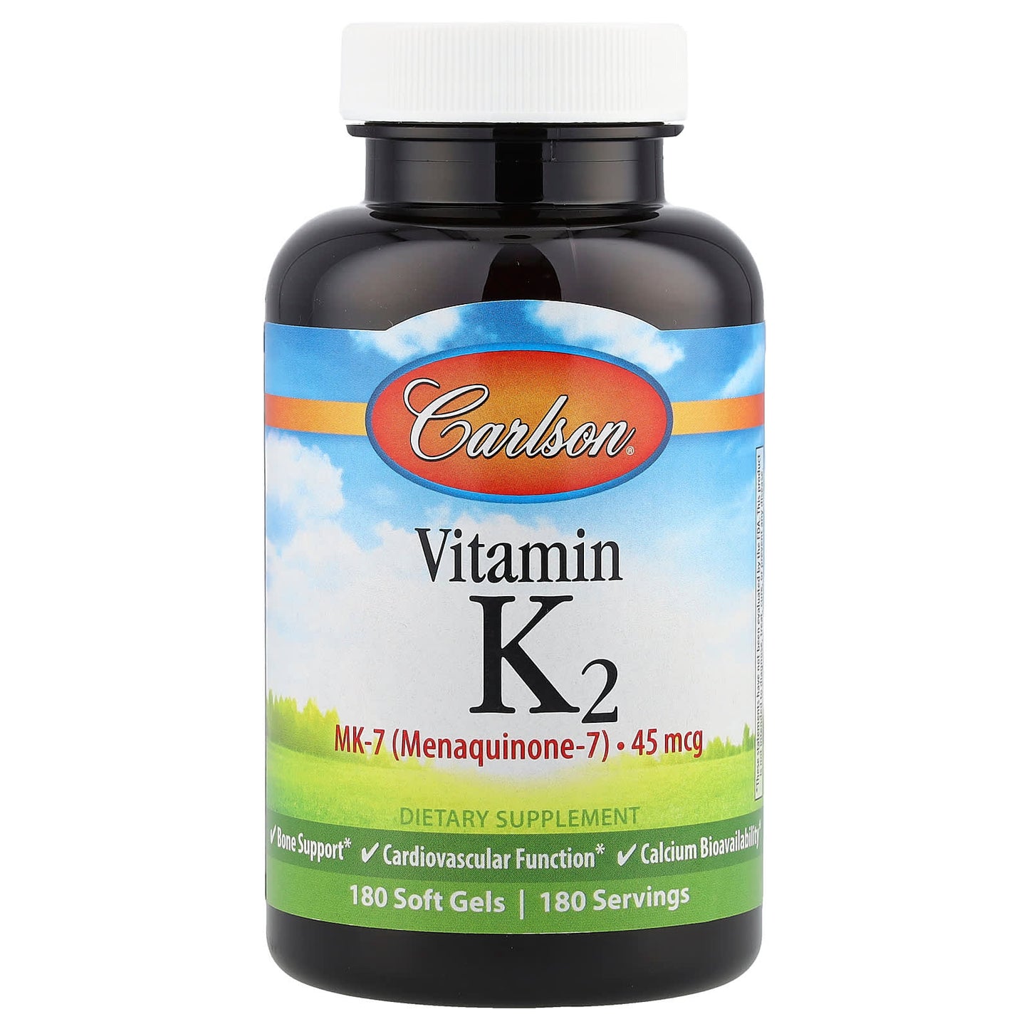 Carlson Vitamin K2 MK-7 - Supports Bone Health & Cardiovascular Function - Image 1