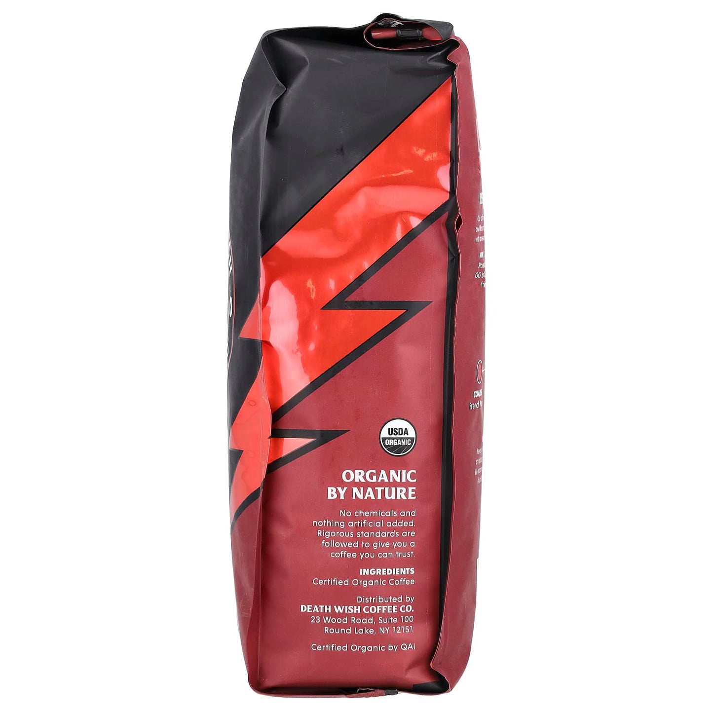 Death Wish Coffee, USDA Organic, Dark Roast, Fair Trade, 16 oz - Image 2
