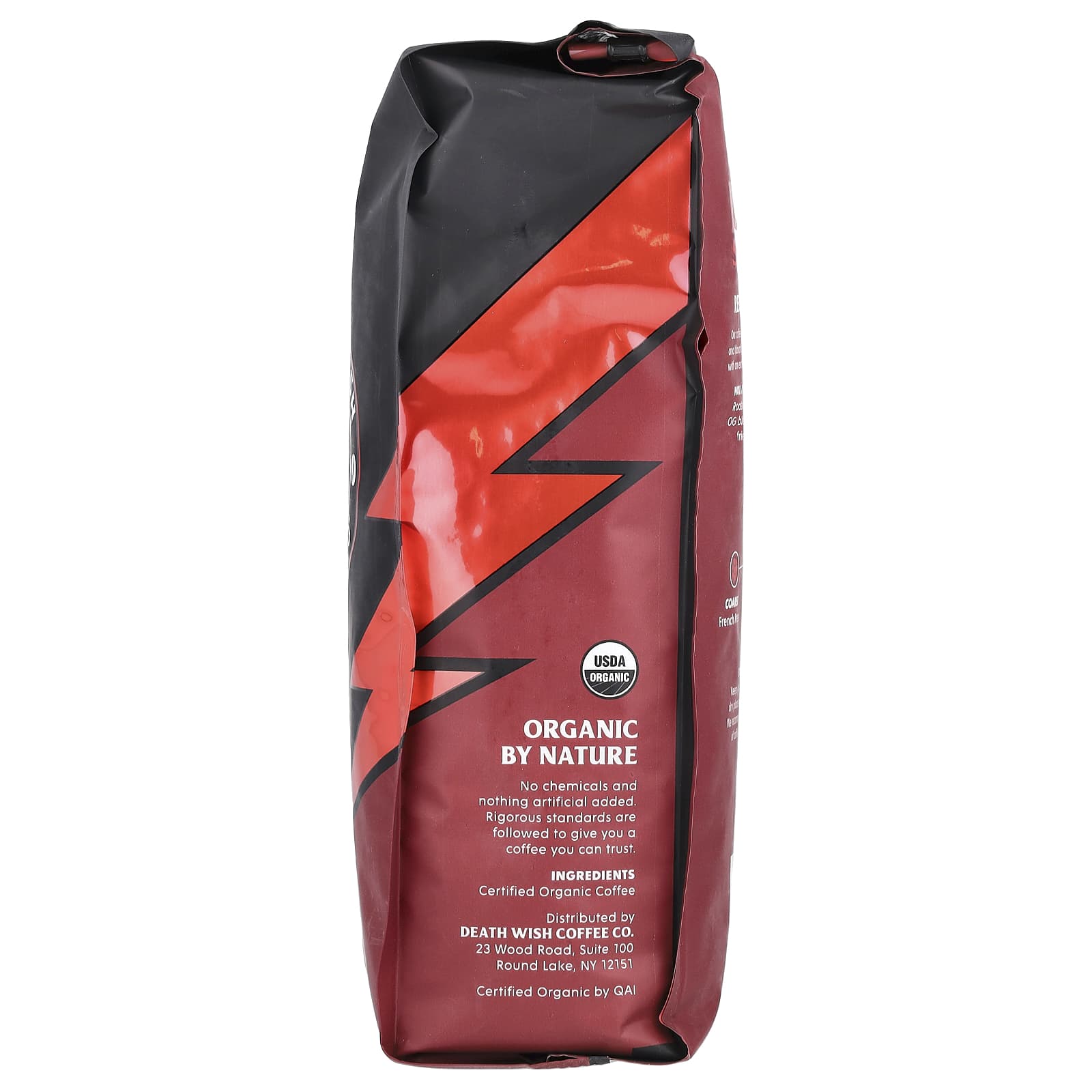 Death Wish Coffee, USDA Organic, Dark Roast, Fair Trade, 16 oz - Image 2
