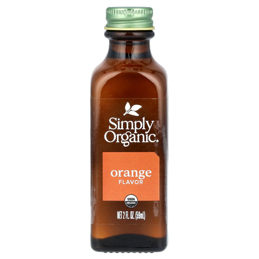 Simply Organic, Orange Flavor, 2 fl oz (59 ml) - Image 1