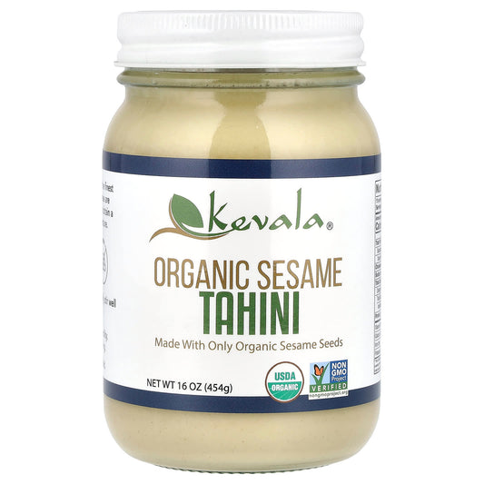 Kevala, Organic Sesame Tahini, 16 oz (454 g) - Image 1
