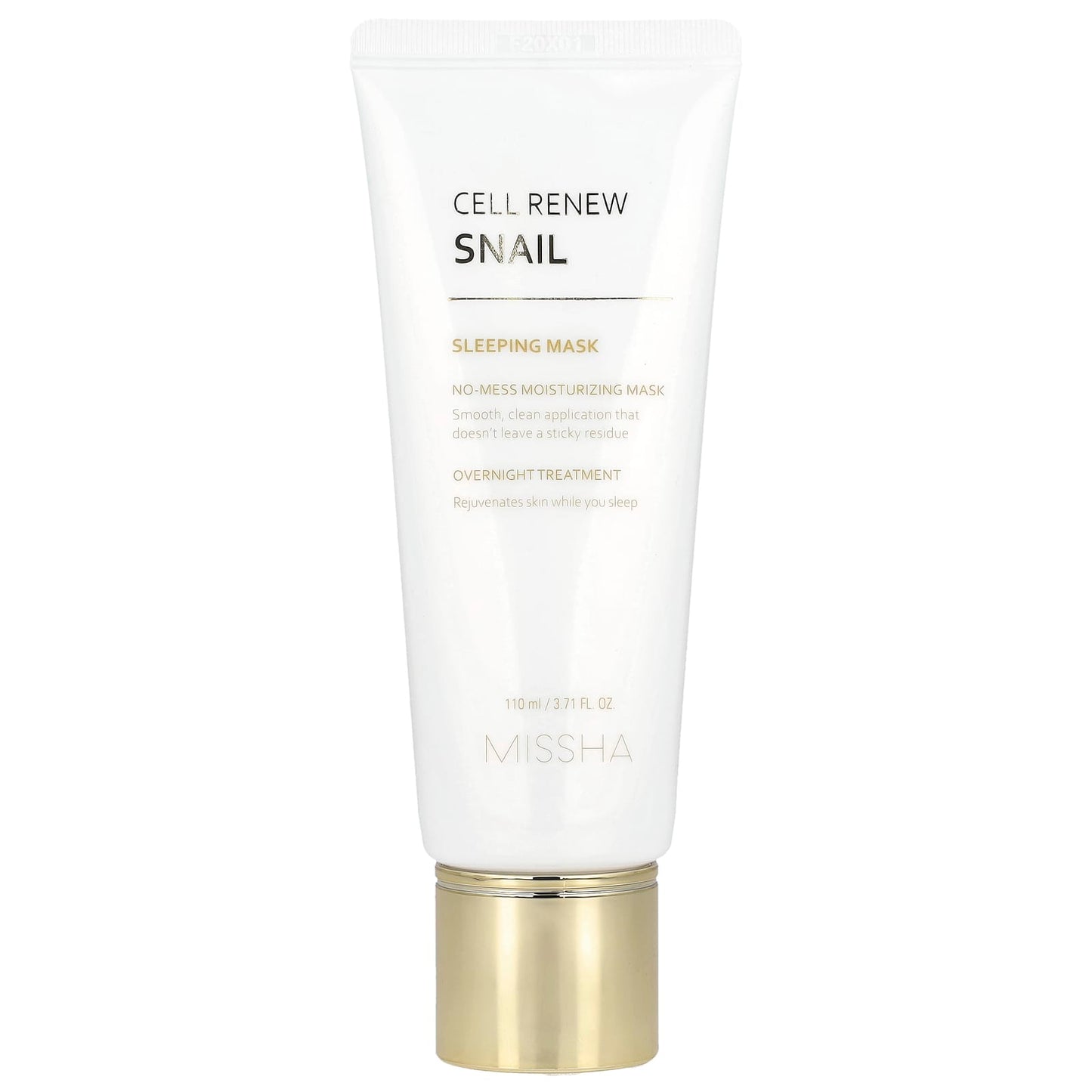 Missha, Cell Renew Snail, Sleeping Beauty Mask, 3.71 fl oz (110 ml) - Image 1