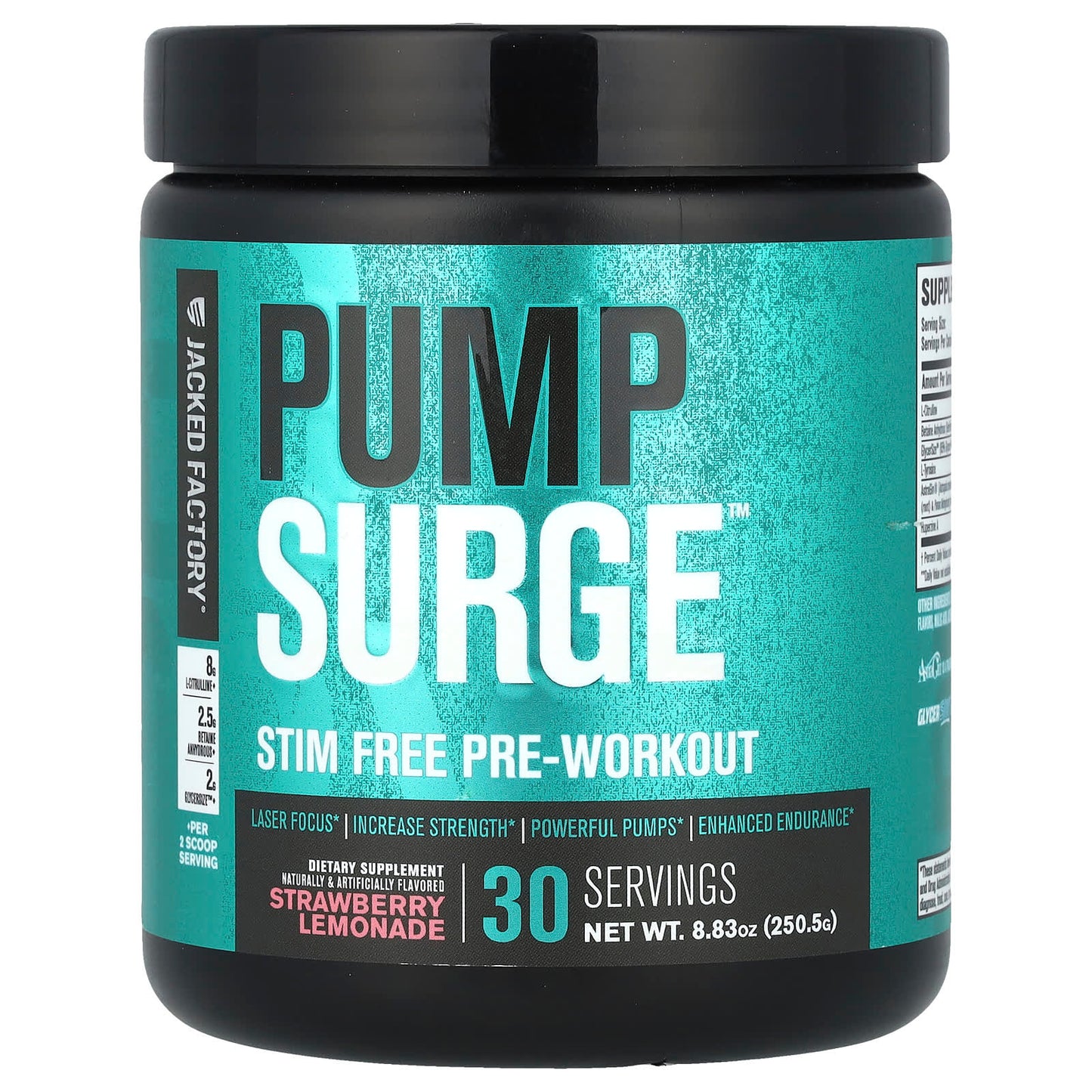 Stimulant-Free Pre-Workout by Jacked Factory - Strawberry Lemonade - Image 1