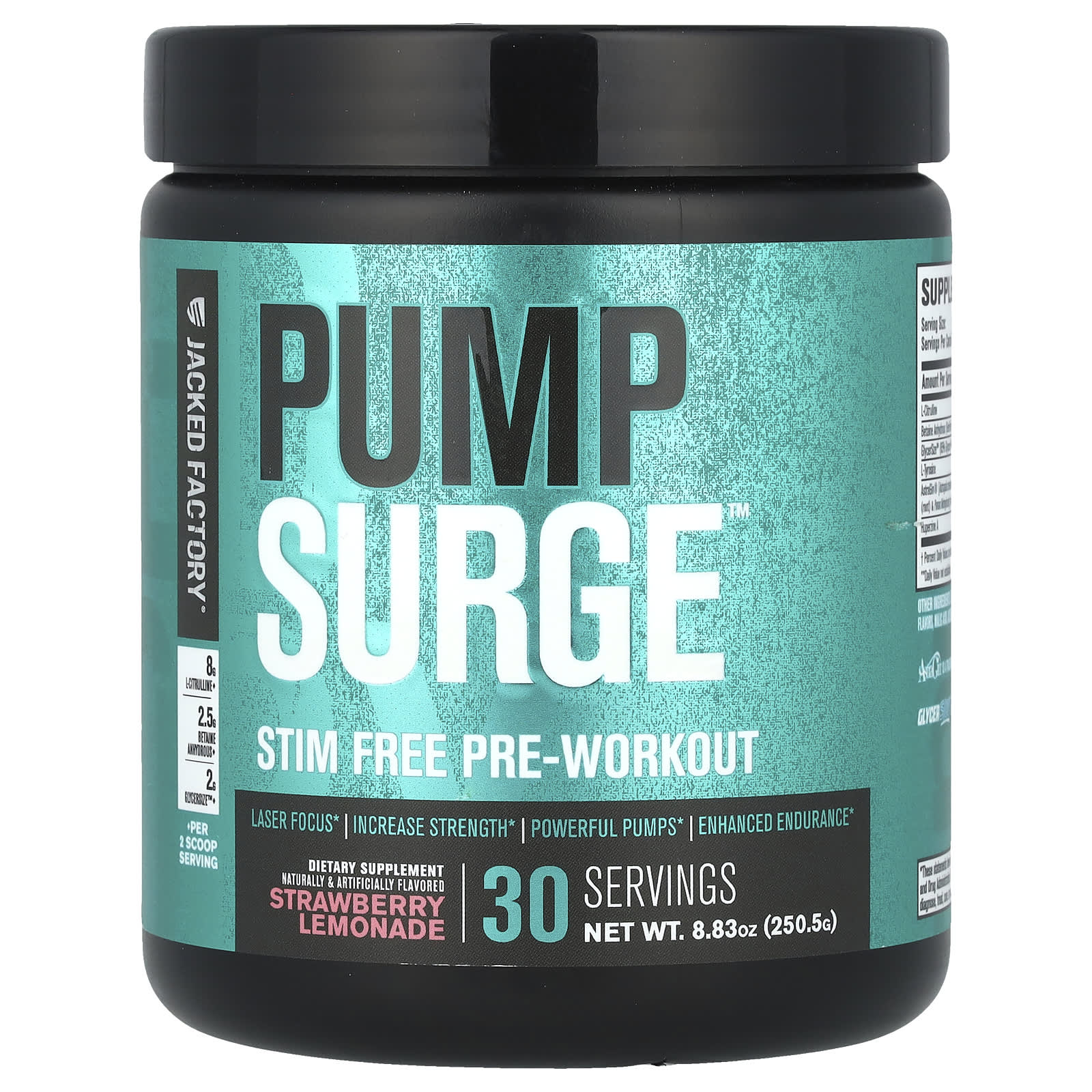 Stimulant-Free Pre-Workout by Jacked Factory - Strawberry Lemonade - Image 1