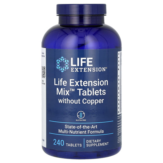 Life Extension, Mix Tablets Without Copper, 240 Tablets - Image 1