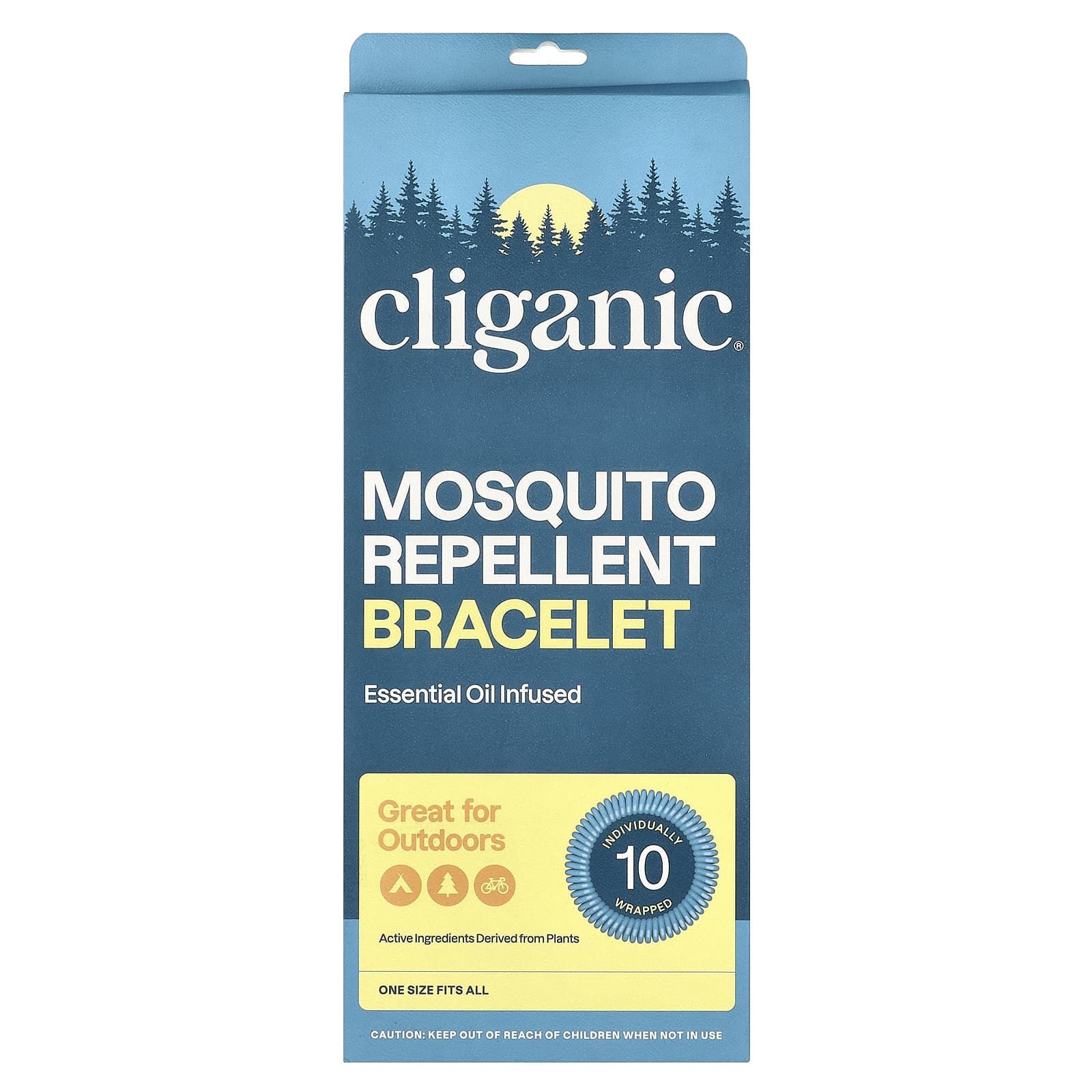 Protect Yourself from Mosquitoes with Cliganic's Natural Repellent Bracelet - Image 1