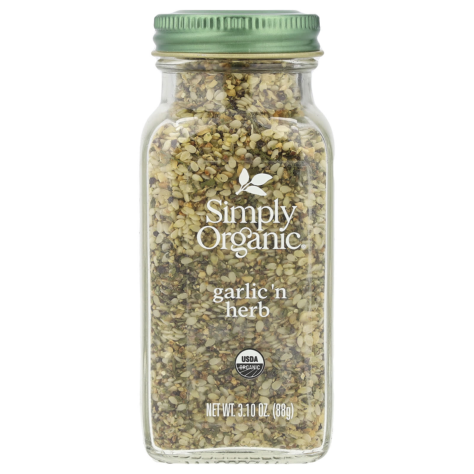 Simply Organic, Garlic 'N Herb, 3.1 oz (88 g) - Image 1