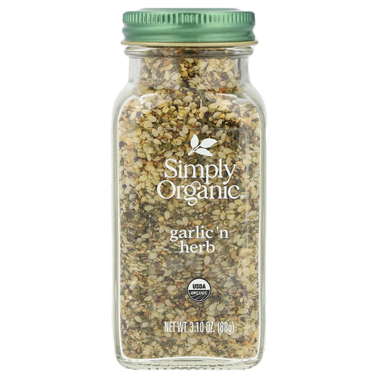 Simply Organic, Garlic 'N Herb, 3.1 oz (88 g) - Image 1