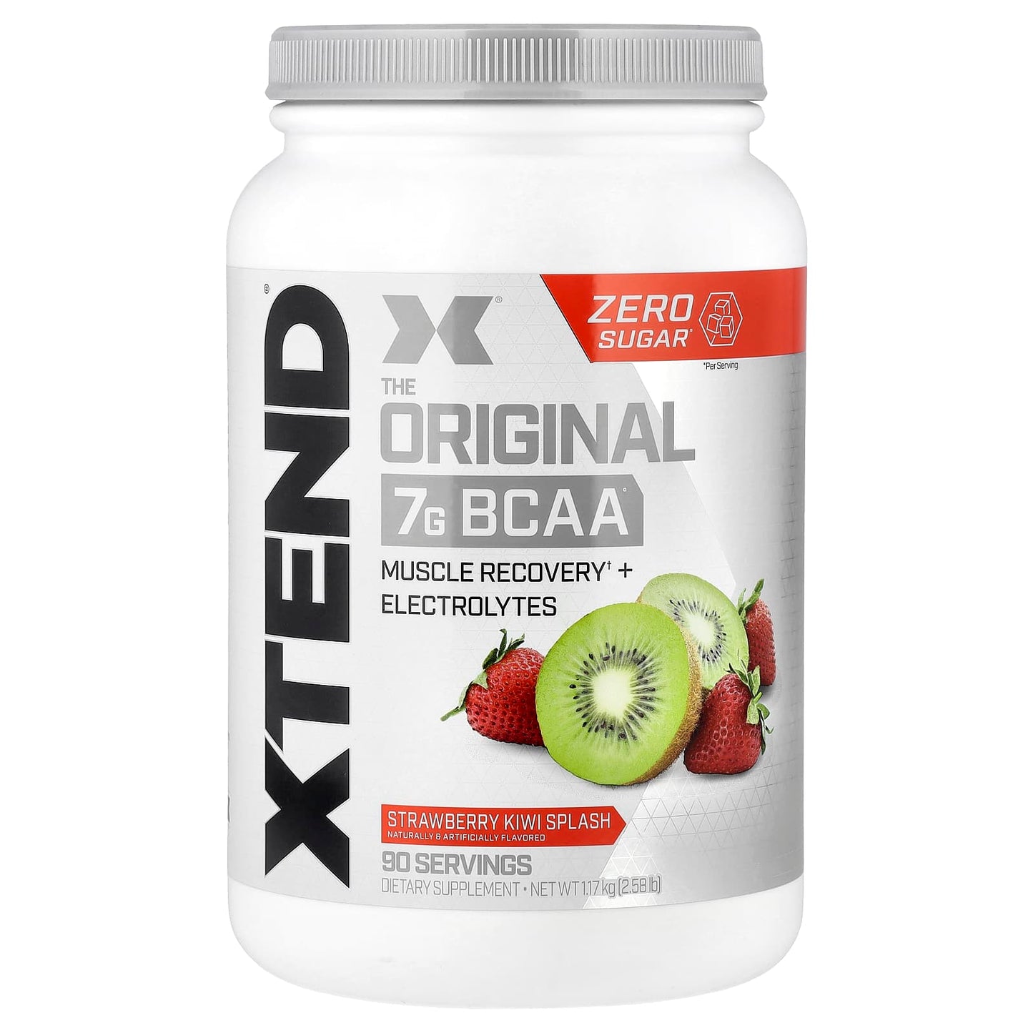 XTEND, The Original 7G BCAA, Strawberry Kiwi Splash, 2.58 lb (1.17 kg) - Image 1