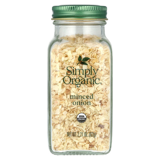 Simply Organic, Minced Onion, 2.21 oz (63 g) - Image 1