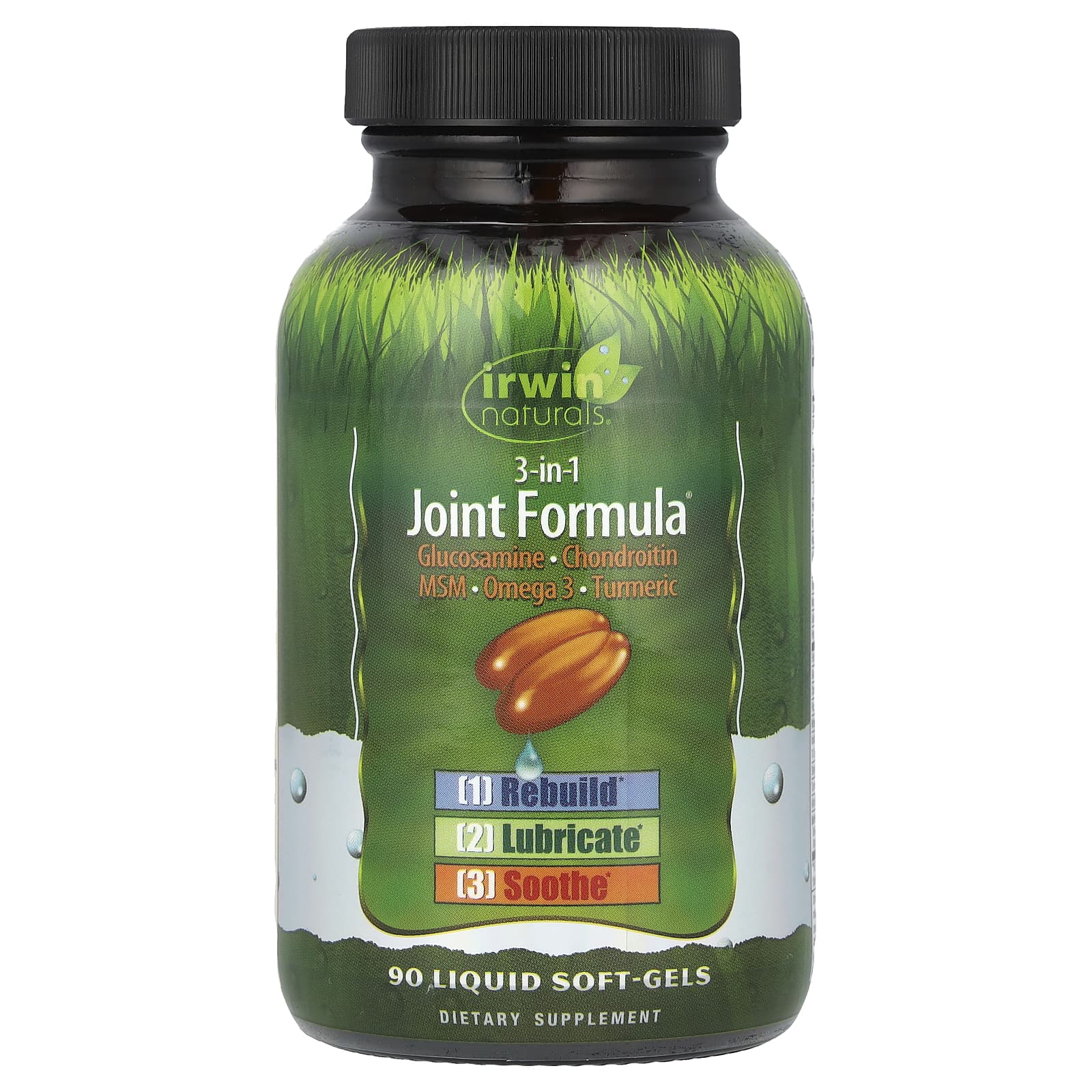 Irwin Naturals Joint Formula 90 Soft-Gels, 3-in-1 Relief - Image 1