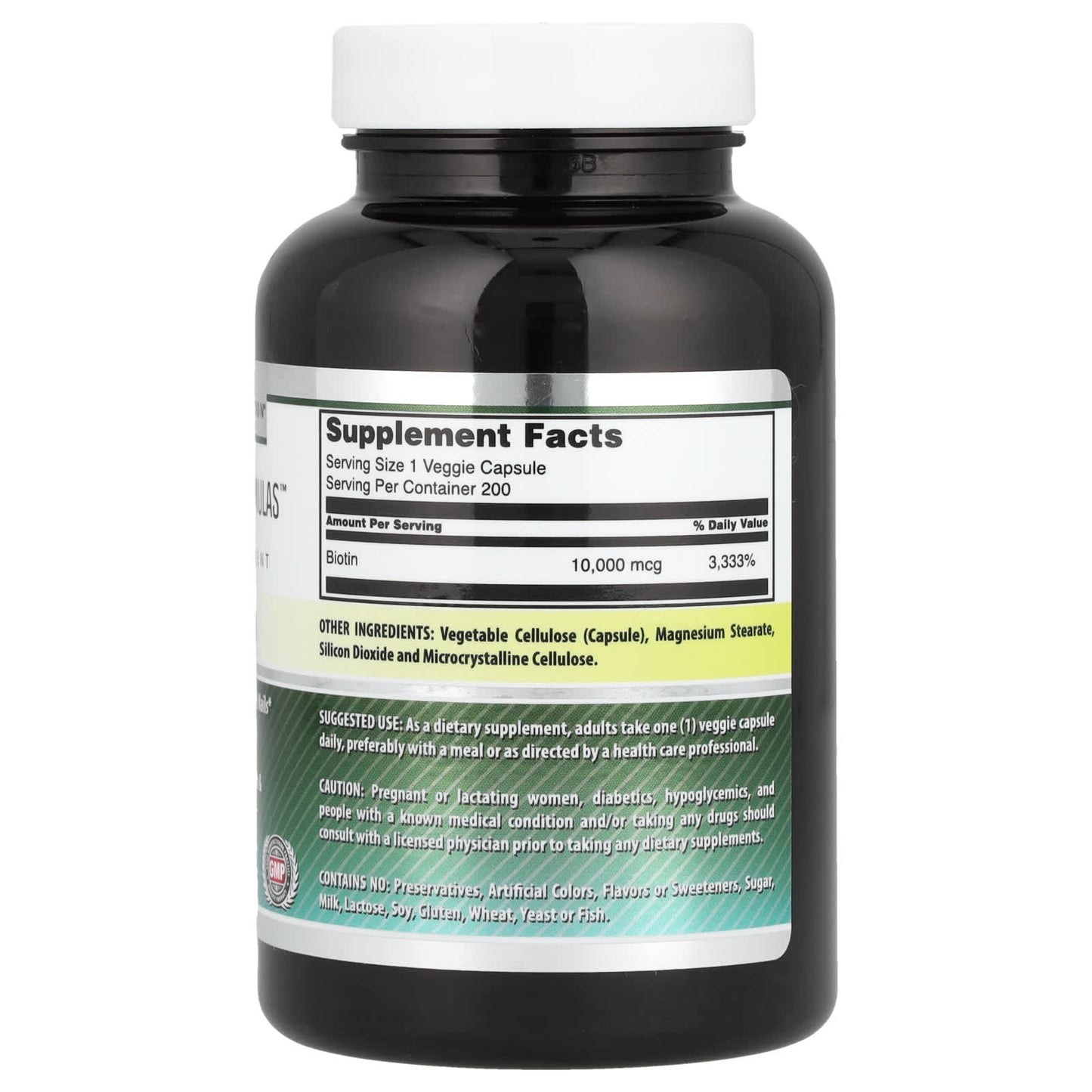 Best Biotin Supplement for Hair, Skin, and Nail Health - 200 Capsules - Image 2