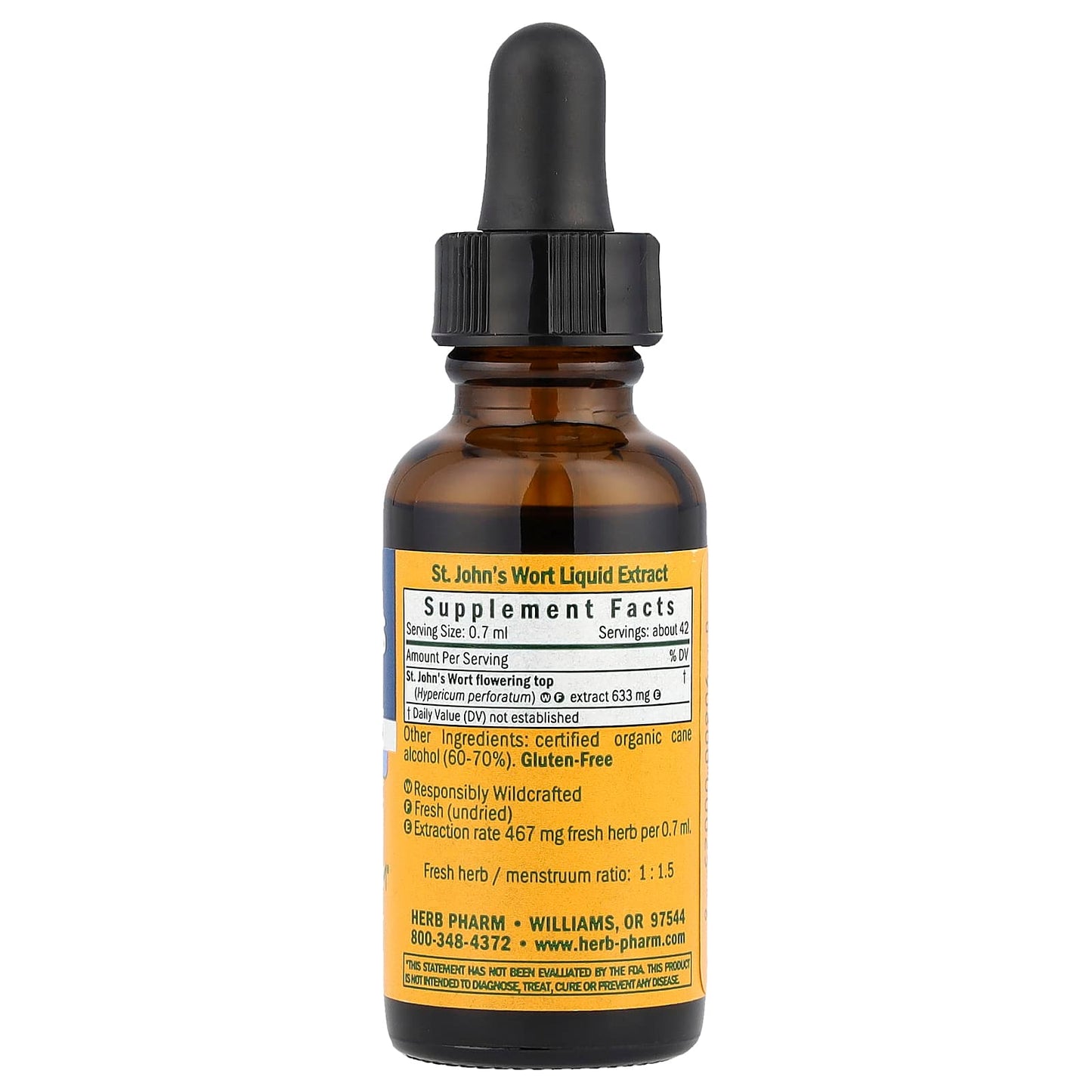 St. John's Wort Liquid Extract by Herb Pharm - Mood & Emotional Balance - Image 2