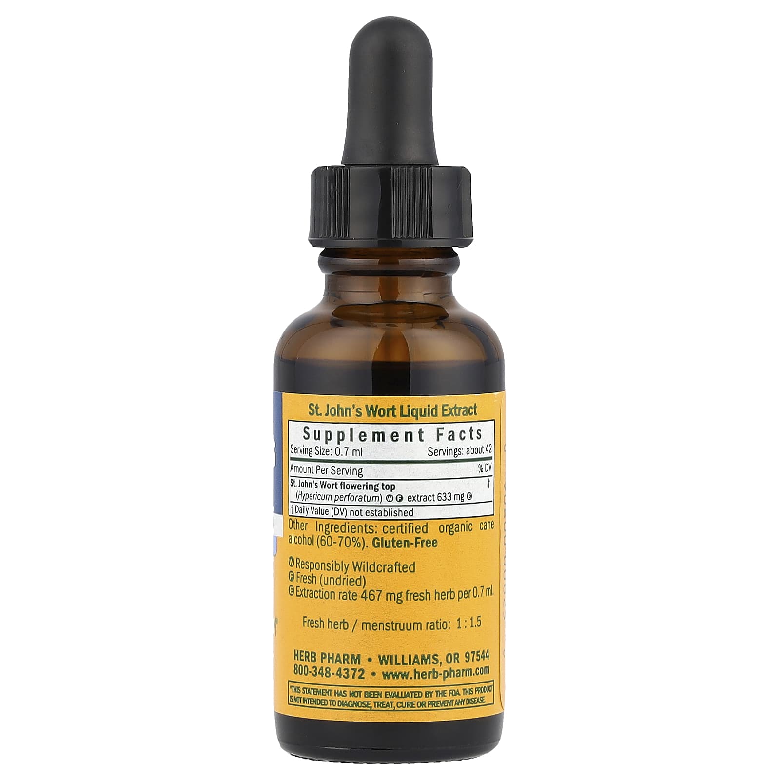 St. John's Wort Liquid Extract by Herb Pharm - Mood & Emotional Balance - Image 2