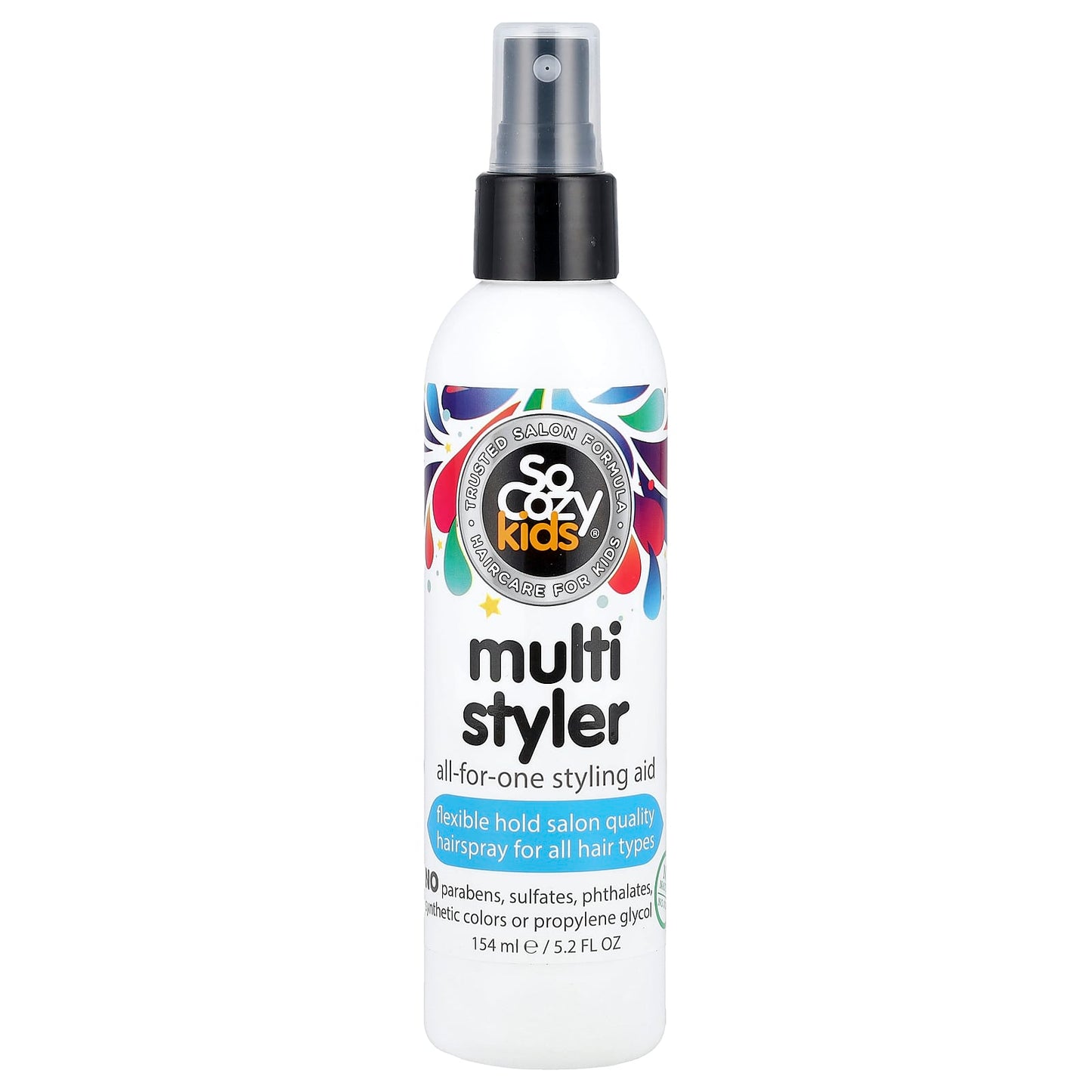 SoCozy, Kids, Multi Styler, All-For-One Styling Aid, All Hair Types, 5.2 fl oz (154 ml) - Image 1