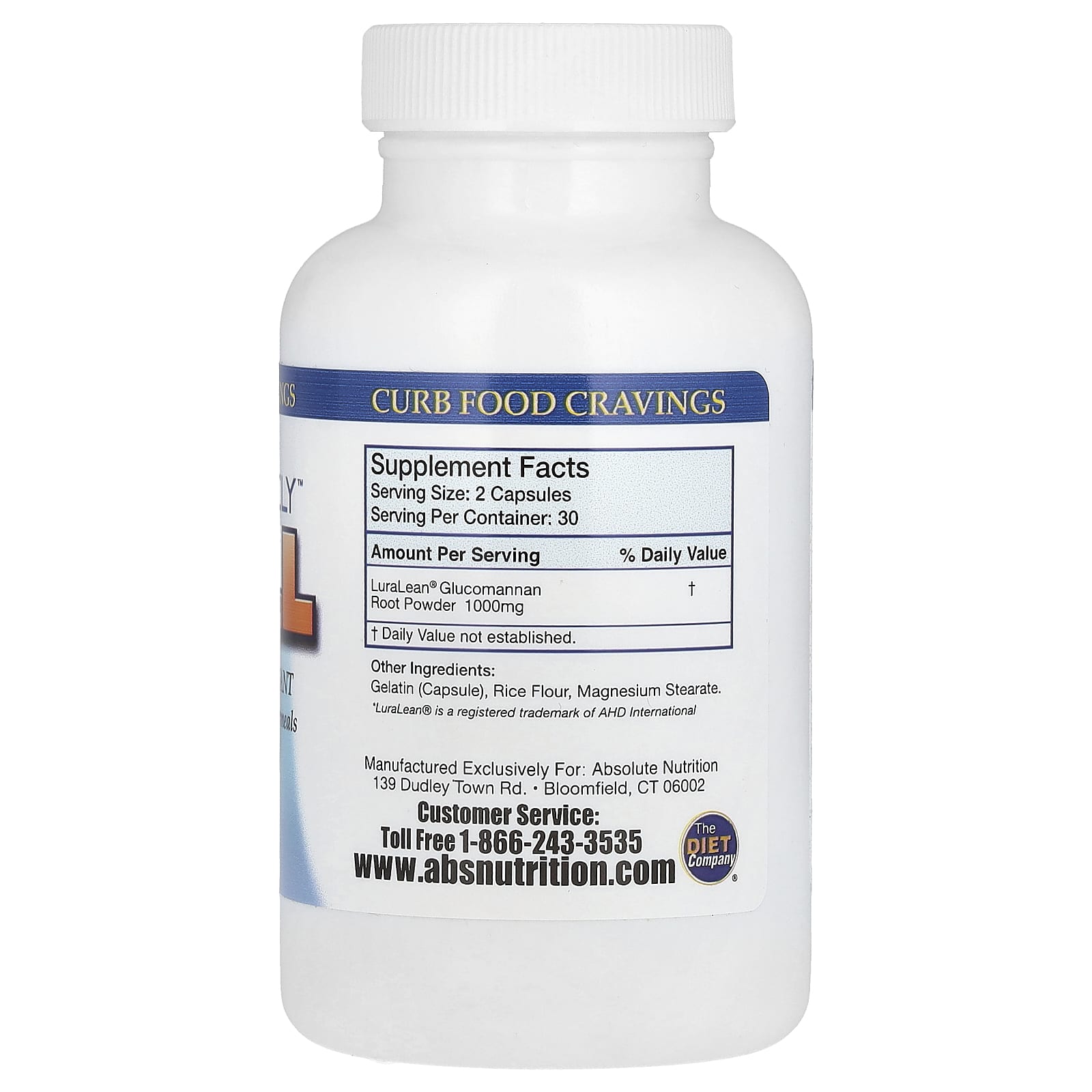 Absolute Nutrition Konjac Root Fiber Appetite Suppressant - Image 2