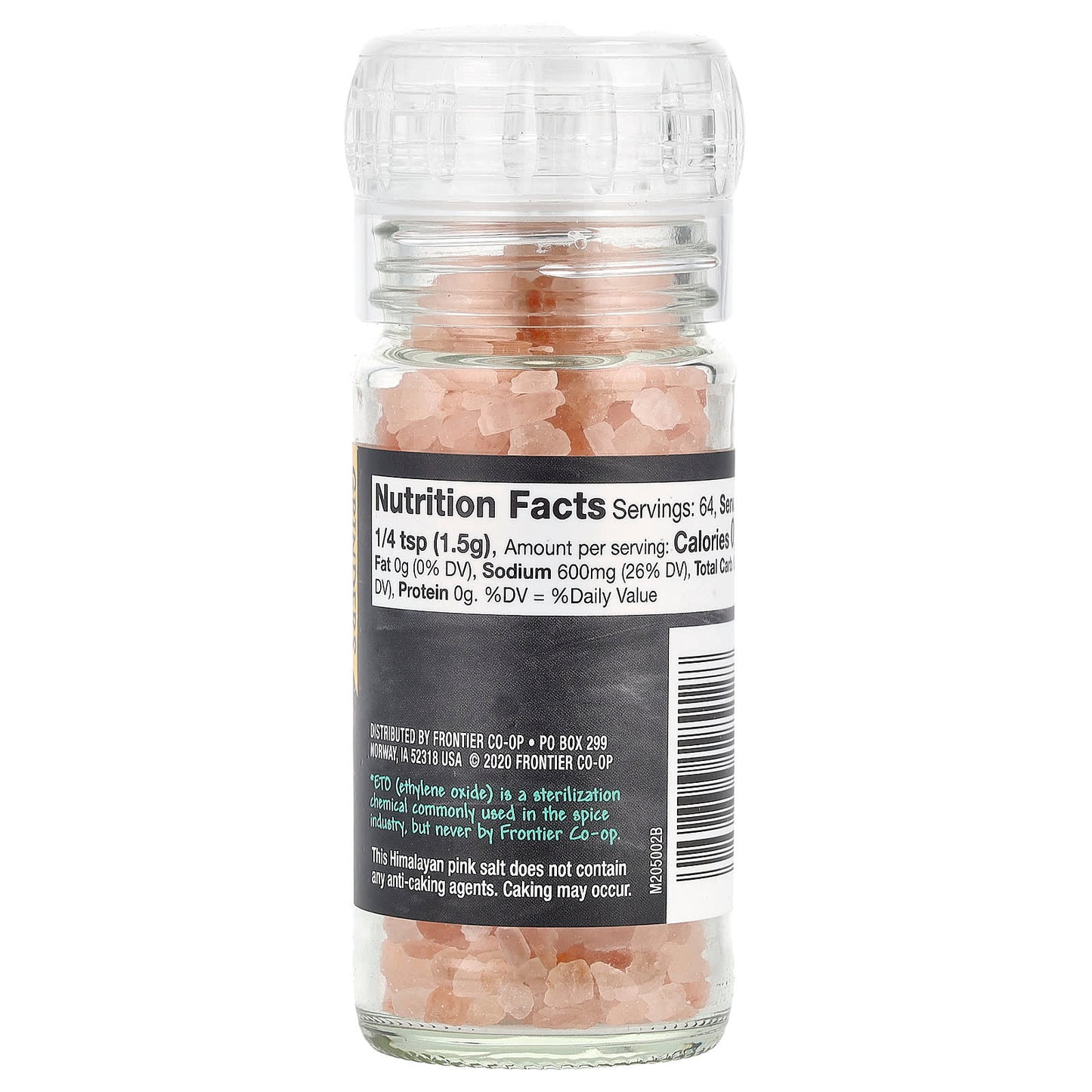 Pure Himalayan Pink Salt Grinder by Frontier Co-op, 96g, Non-GMO & Kosher - Image 2