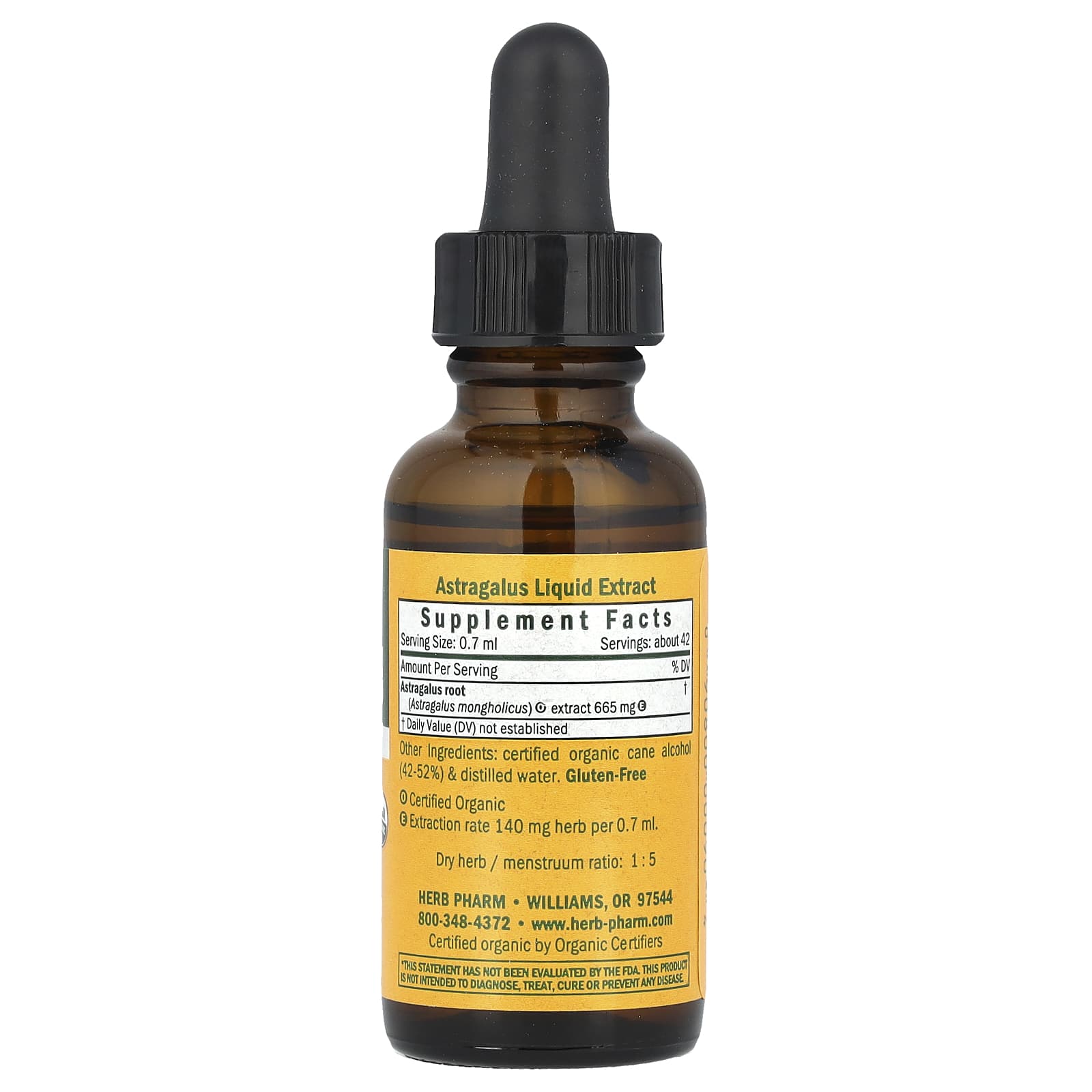 Organic Astragalus Liquid Extract by Herb Pharm for Immune Support - Image 2