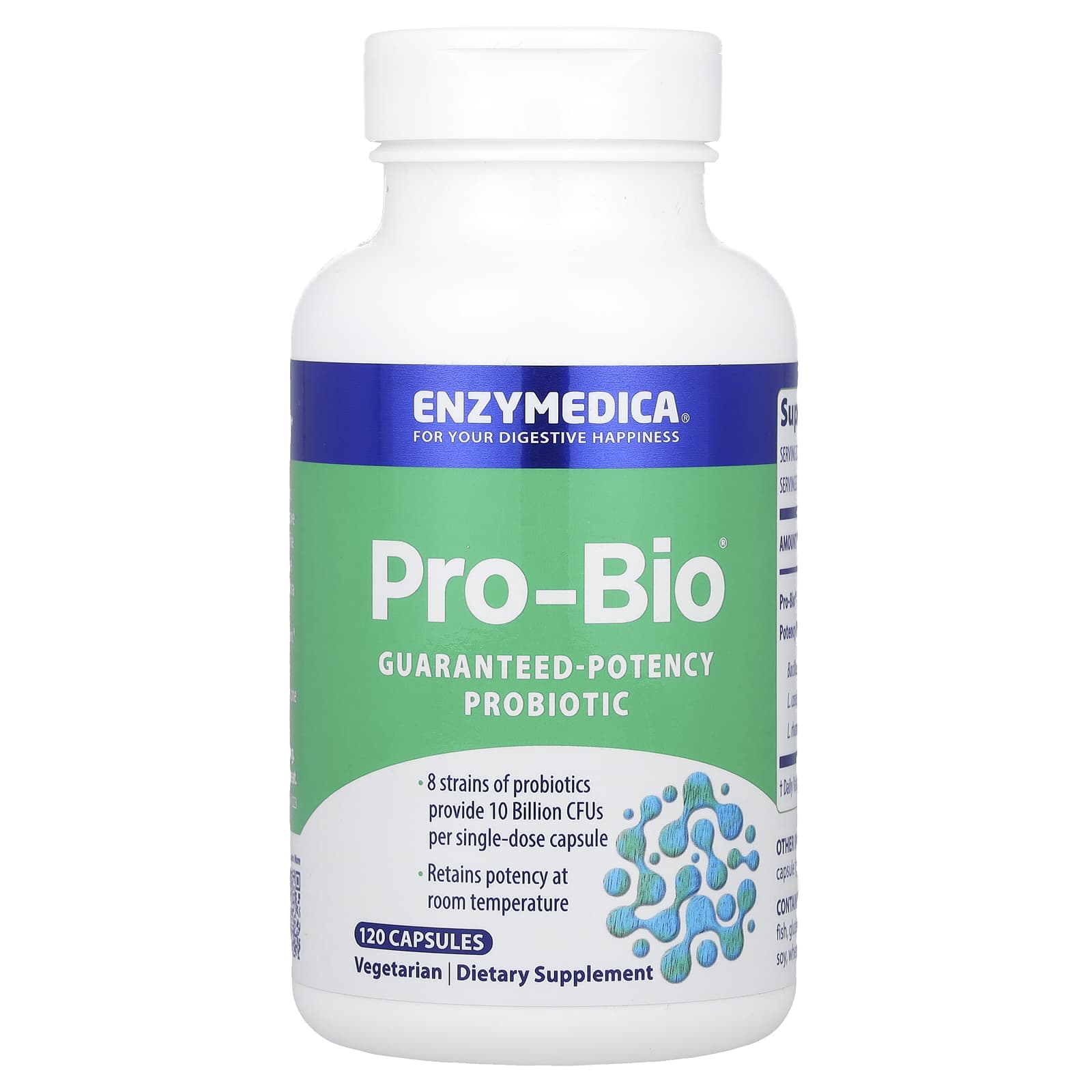 Probiotic Digestive Health Support with Enzymedica Pro-Bio - Image 1