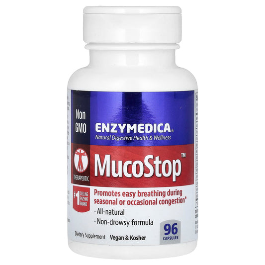 Relief from Seasonal Congestion with Enzymedica MucoStop - Image 1