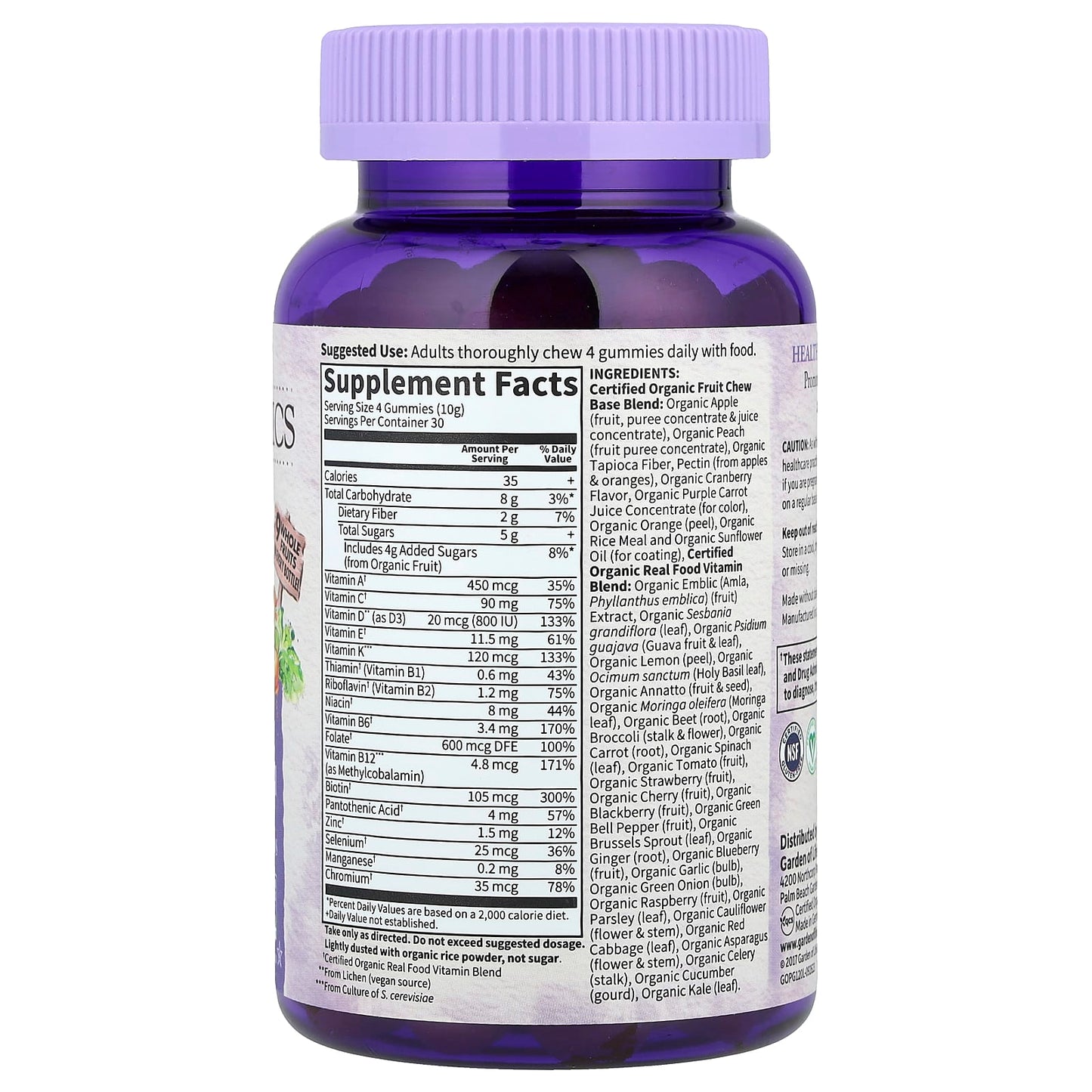 Garden of Life Organic Prenatal Multi for Healthy Pregnancy & Baby - Image 2