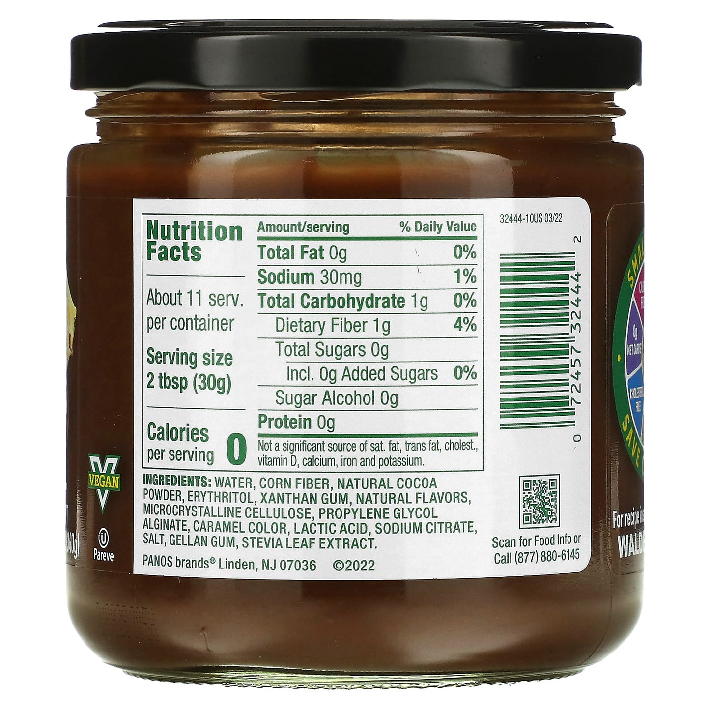 Walden Farms, Chocolate Dessert Dip, 12 oz (340 g) - Image 2