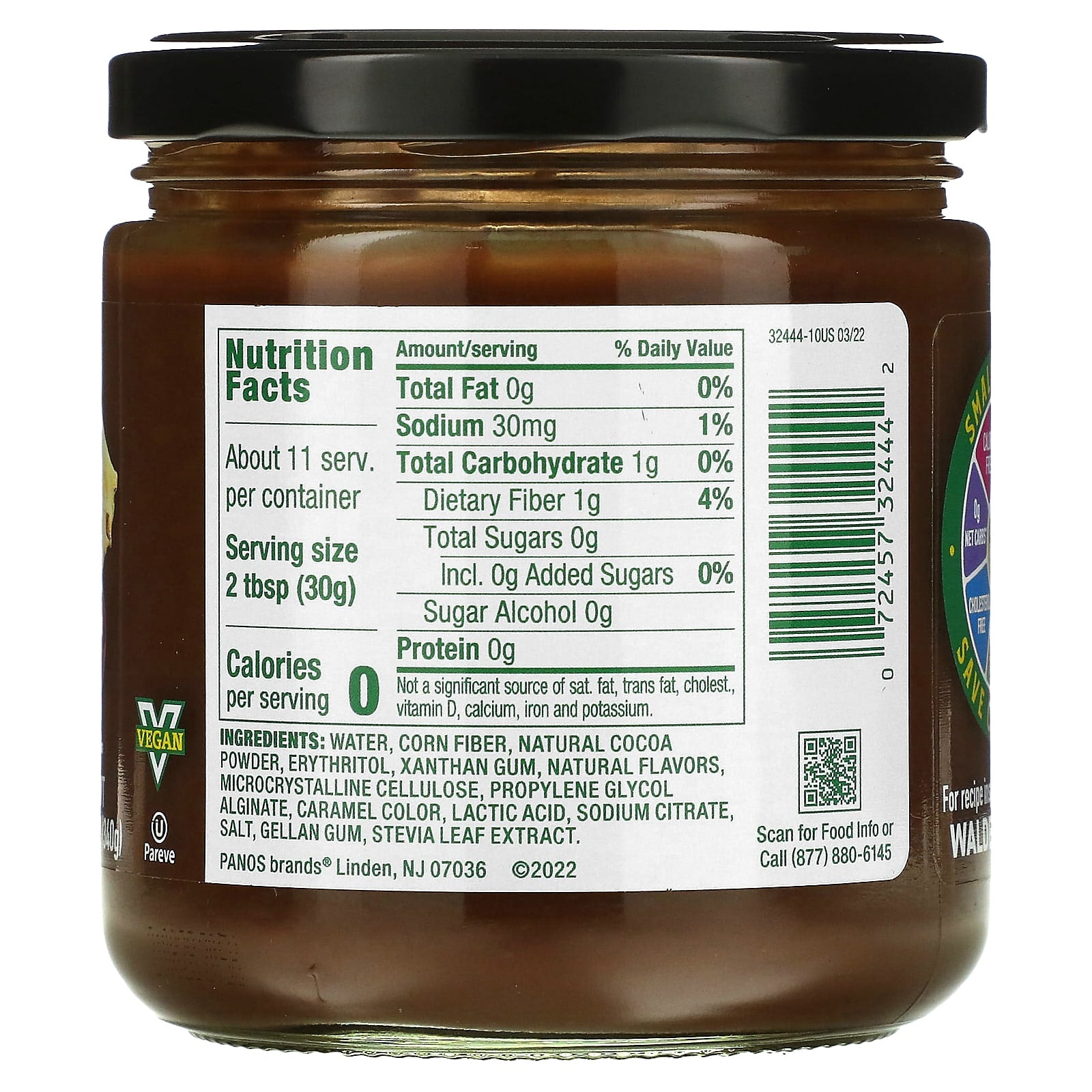 Walden Farms, Chocolate Dessert Dip, 12 oz (340 g) - Image 2