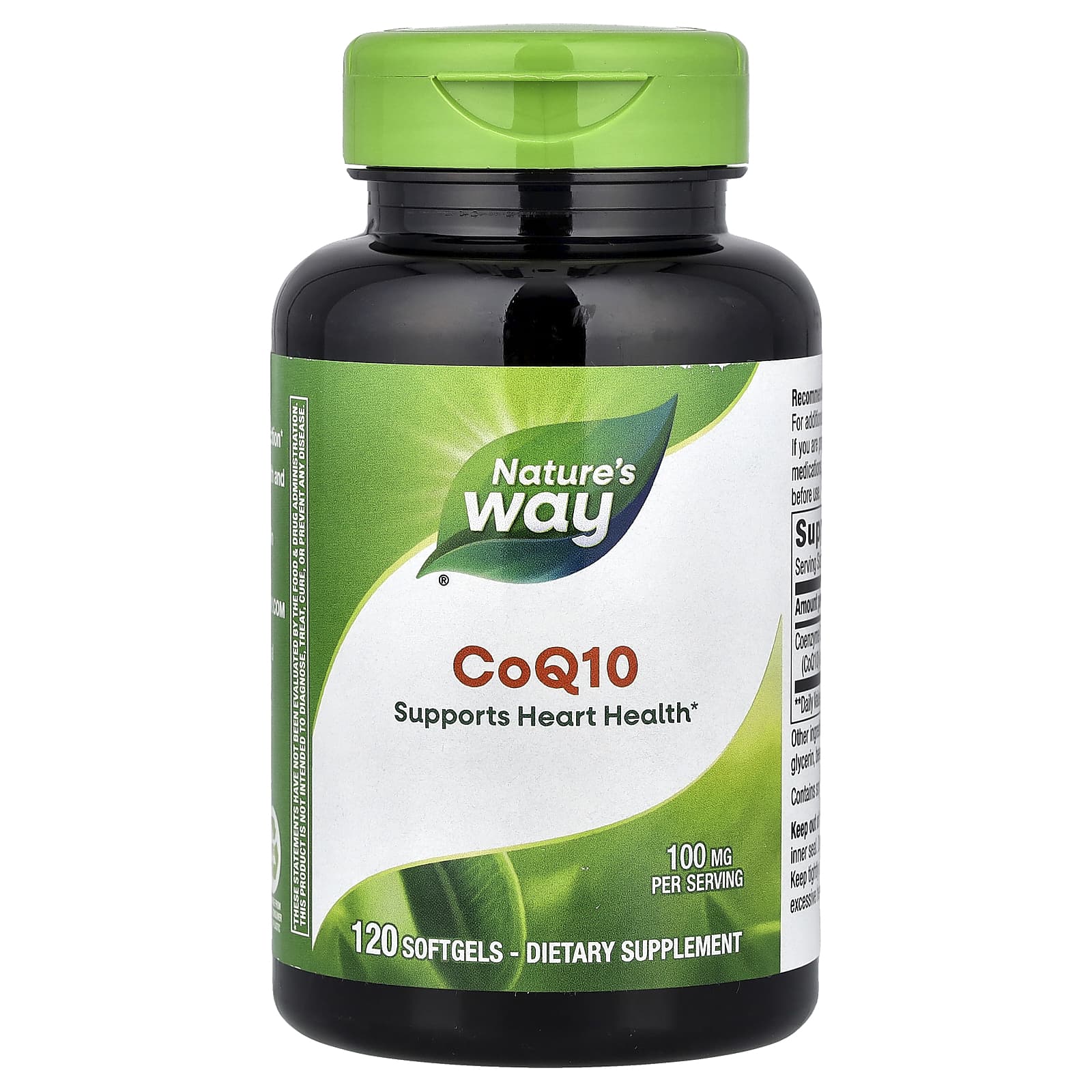 Nature's Way, CoQ10, 100 mg, 120 Softgels - Image 1