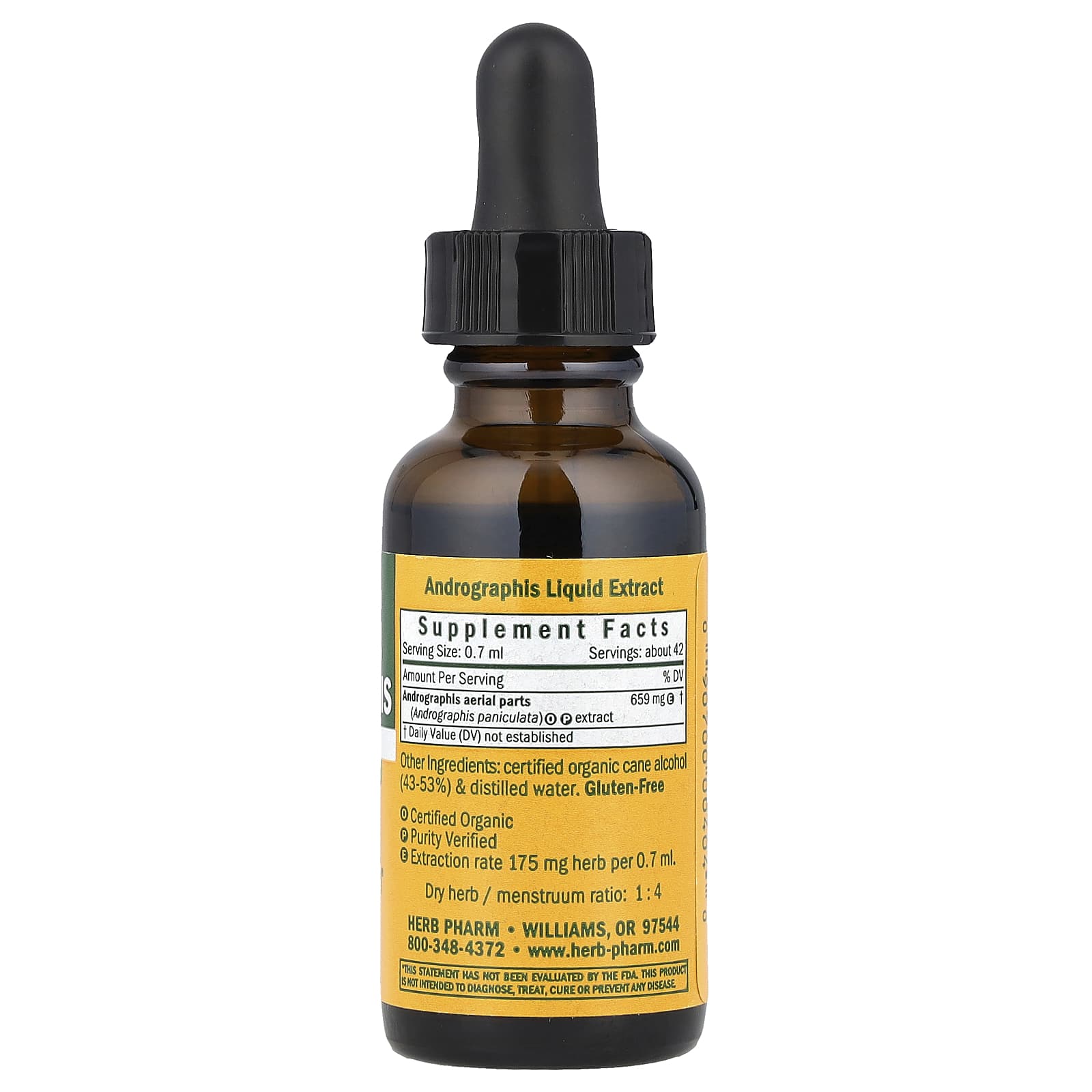 Andrographis Immune Support Liquid Extract | Gluten Free - Image 2
