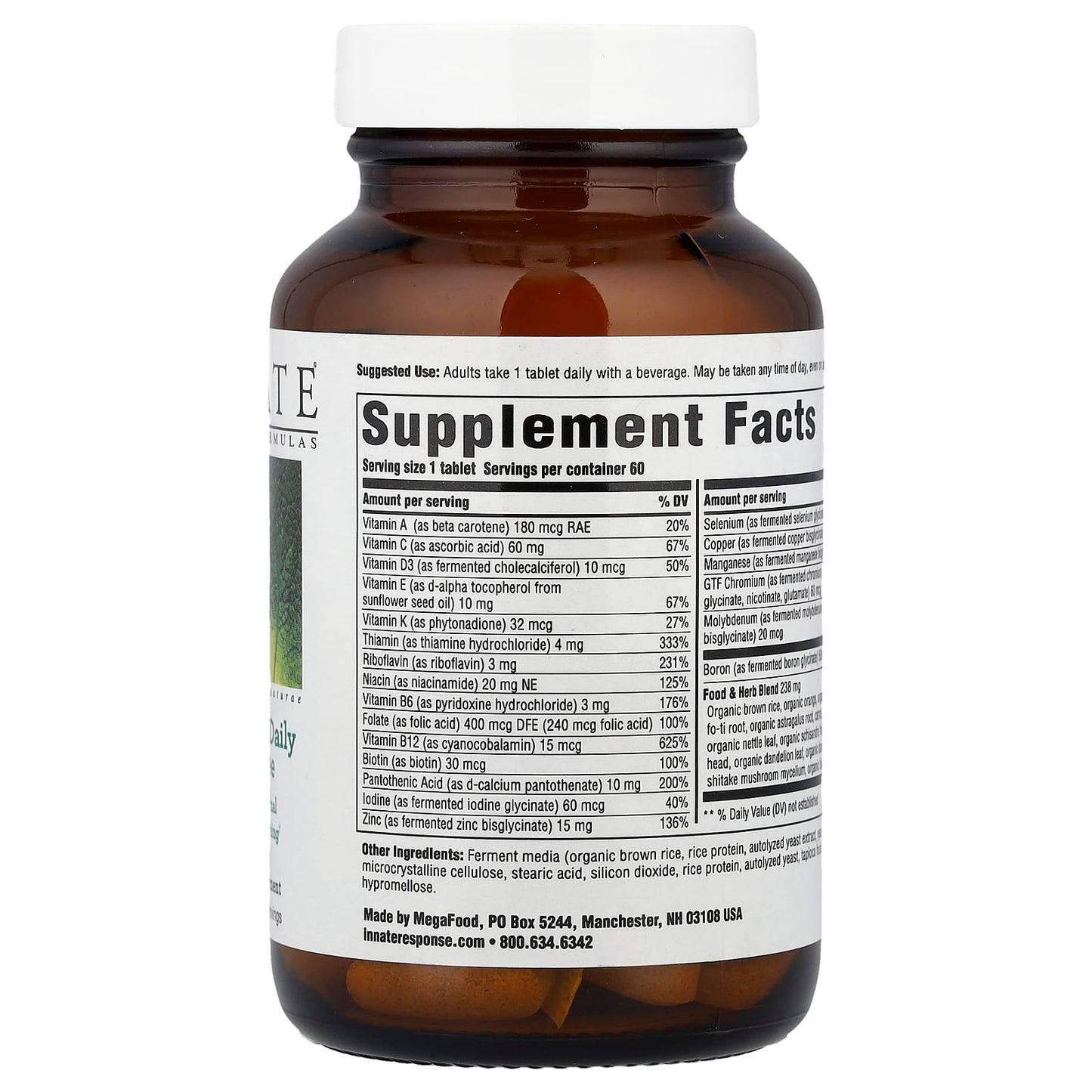 Innate Response Men's Daily Supplement, Iron Free, 60 Tablets - Image 2
