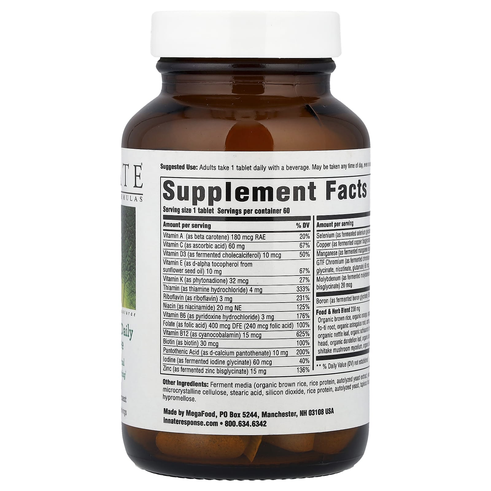 Innate Response Men's Daily Supplement, Iron Free, 60 Tablets - Image 2