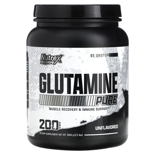 Nutrex Research, Glutamine Pure, Unflavored, 2.2 lbs (1,000 g) - Image 1